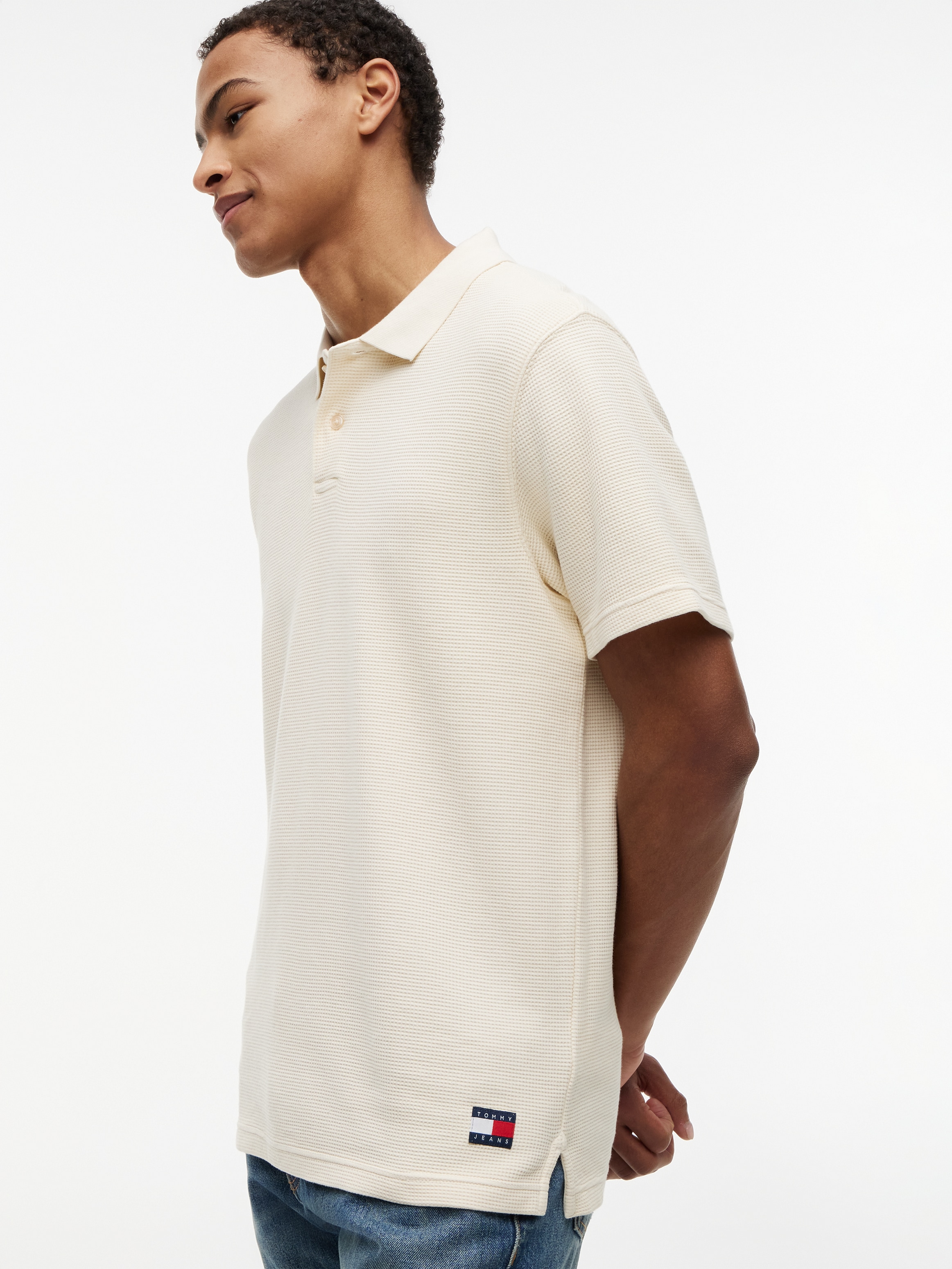 Tommy Jeans Poloshirt »TJM REGULAR WASHED WAFFLE«