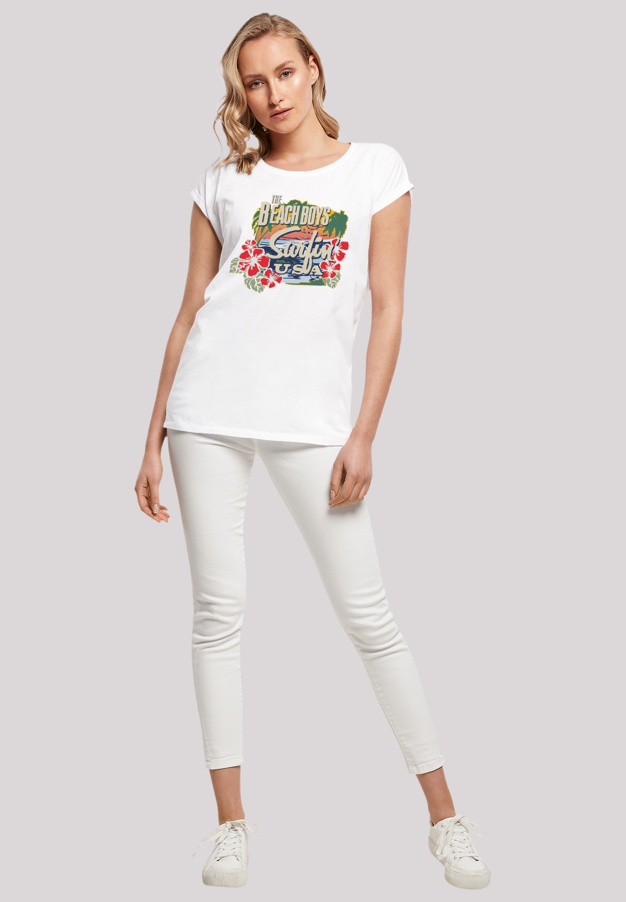 F4NT4STIC T-Shirt »The Beach Boys Musik Band Tropical« Premium Qualität