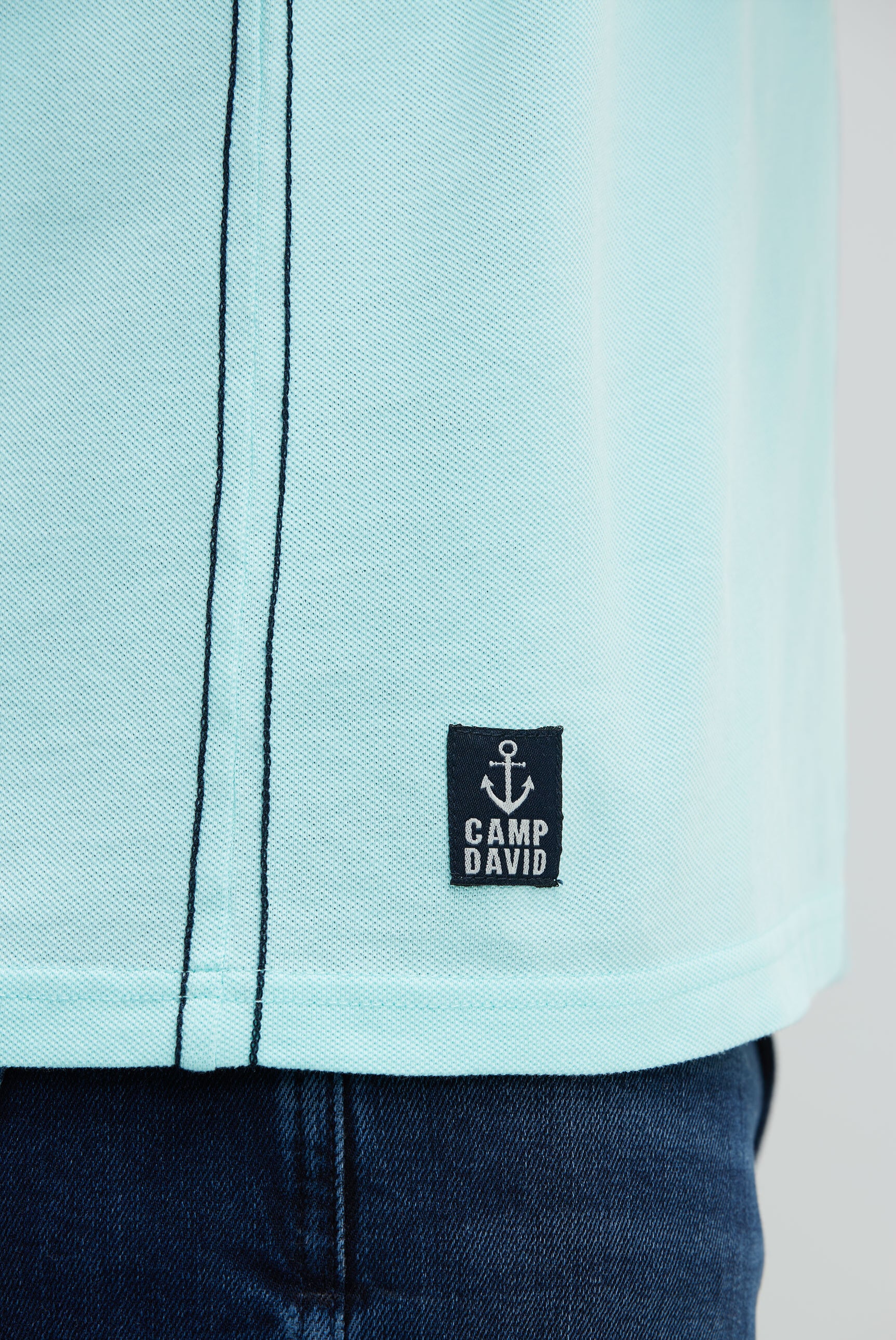 CAMP DAVID Poloshirt aus Baumwolle