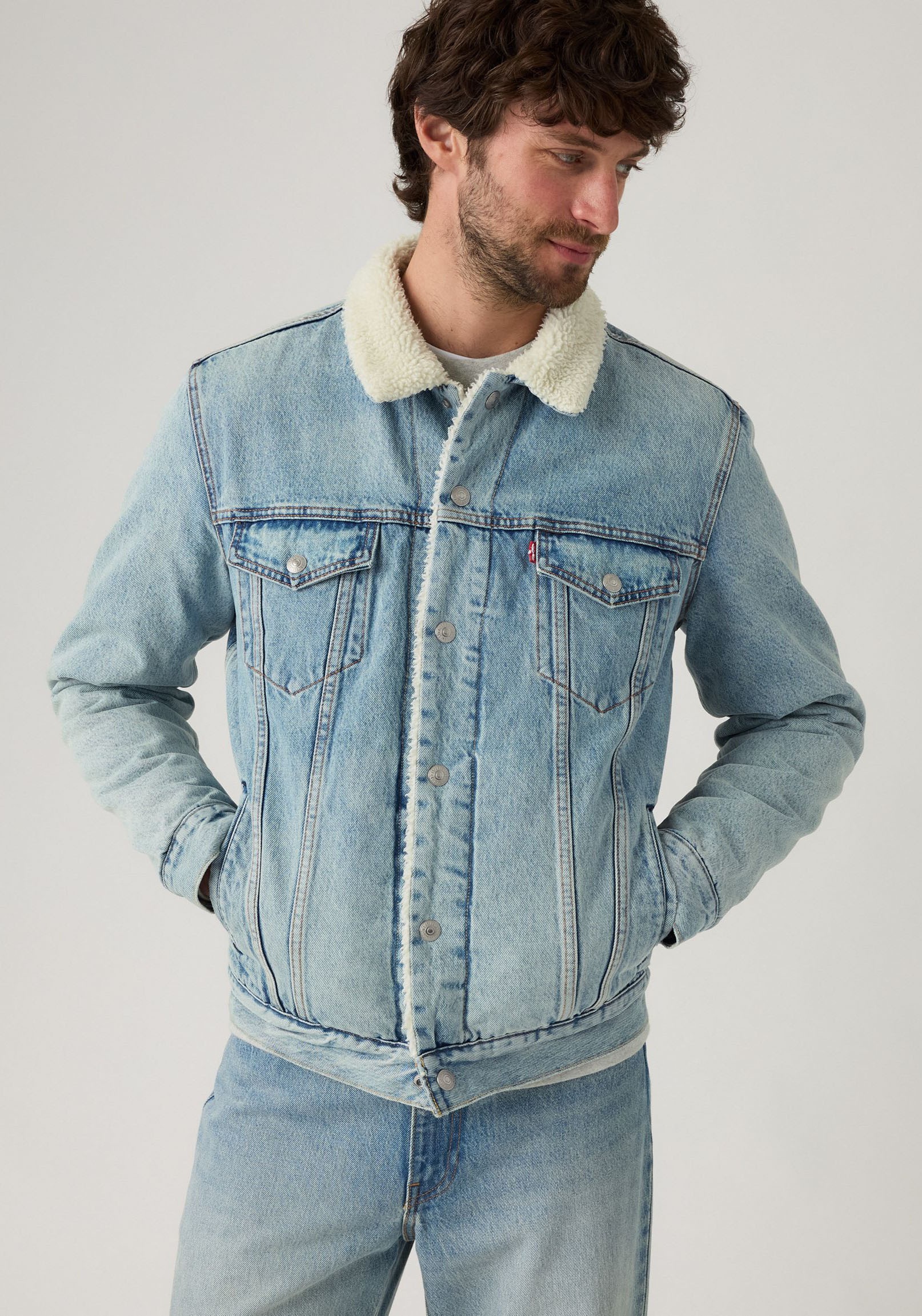 Levi's® Kurzjacke »SHERPA«, mit Sherpa Fütterung