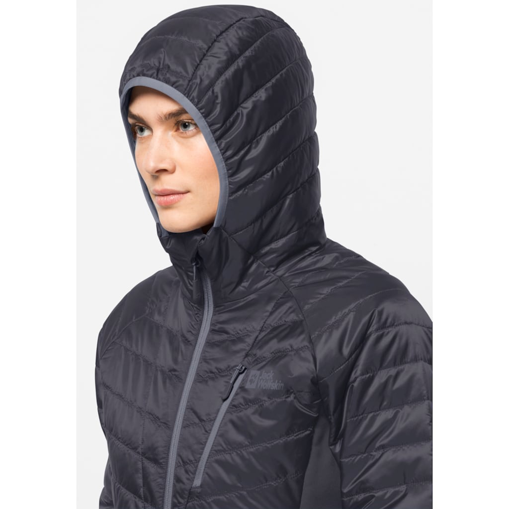 Jack Wolfskin Steppjacke »ROUTEBURN PRO INS JKT W«, mit Kapuze