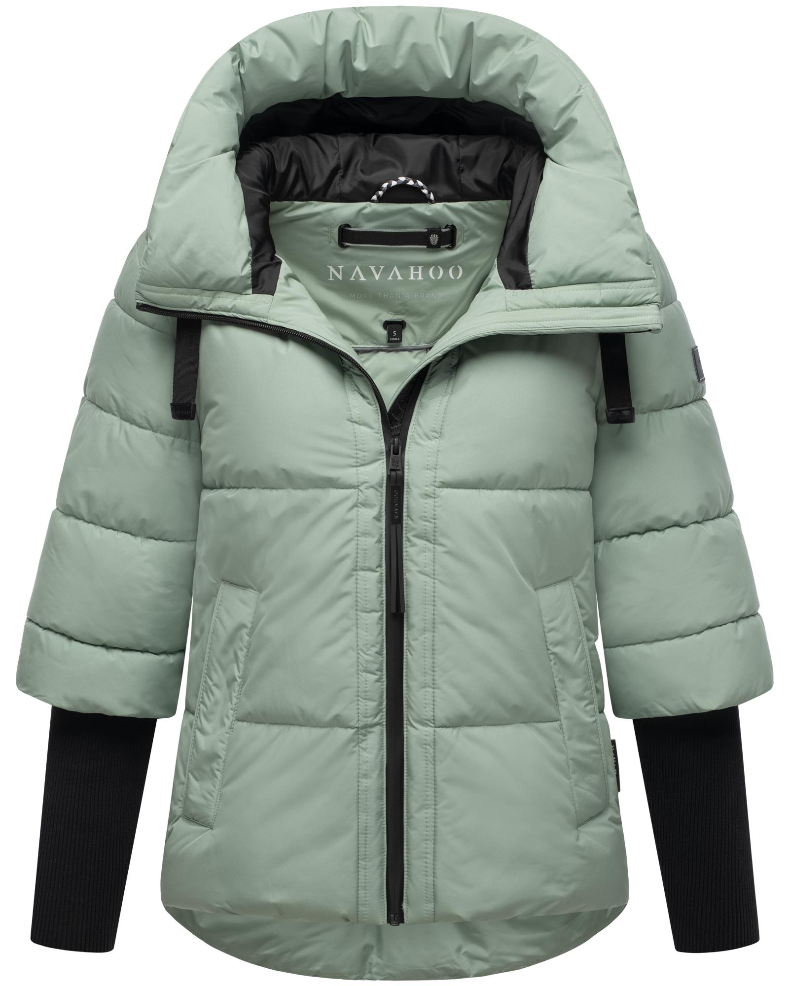 Navahoo Steppjacke "Lotusherz XIV" mit Kapuze Warme gesteppte Winterjacke m günstig online kaufen