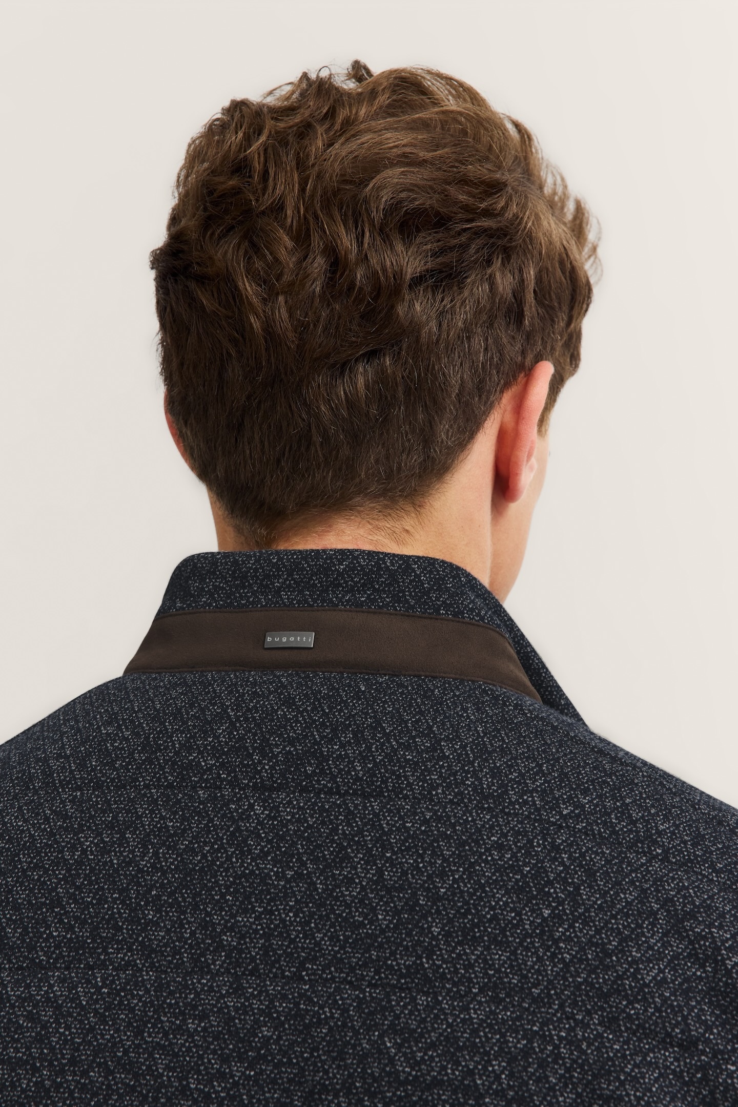 bugatti Sweatweste »Regular Fit«, mit Stehkragen und aus reine Baumwolle