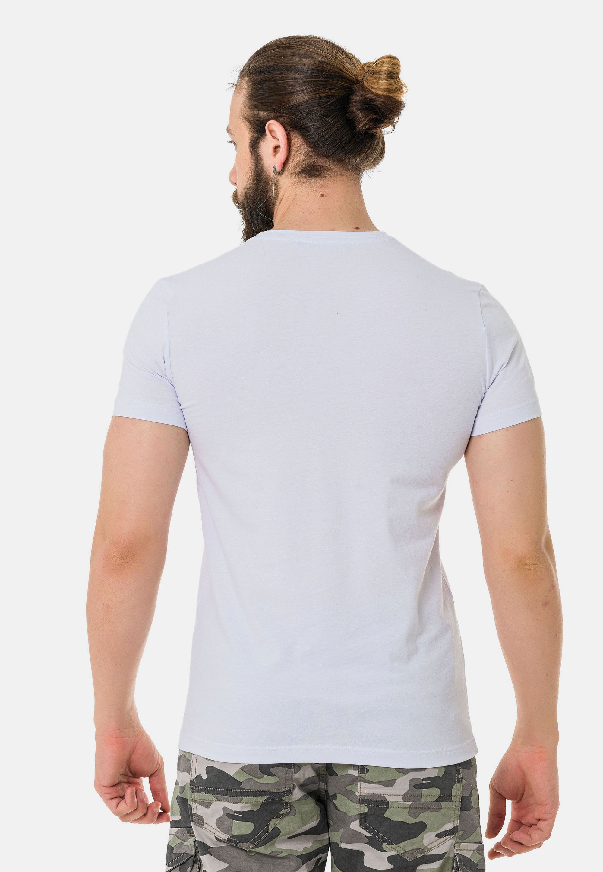 Thumbnail - Cipo & Baxx T-Shirt "T-Shirt" mit Rundhals-Ausschnitt