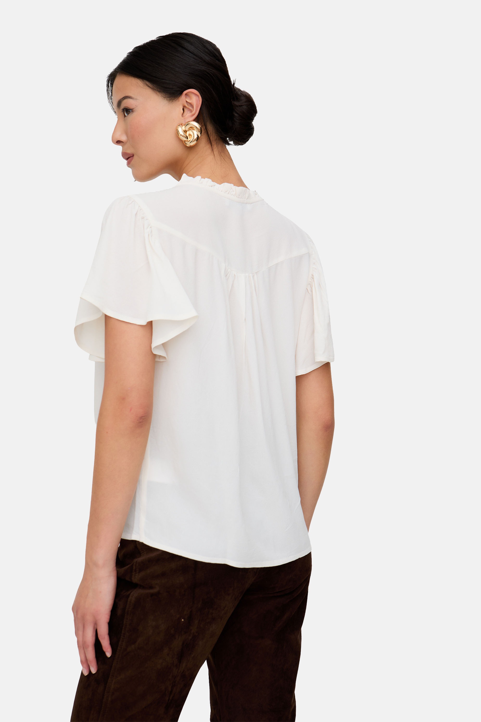 Lily and Lionel Hemdbluse »Kew Lace Insert Angel Sleeve Shirt Damen«