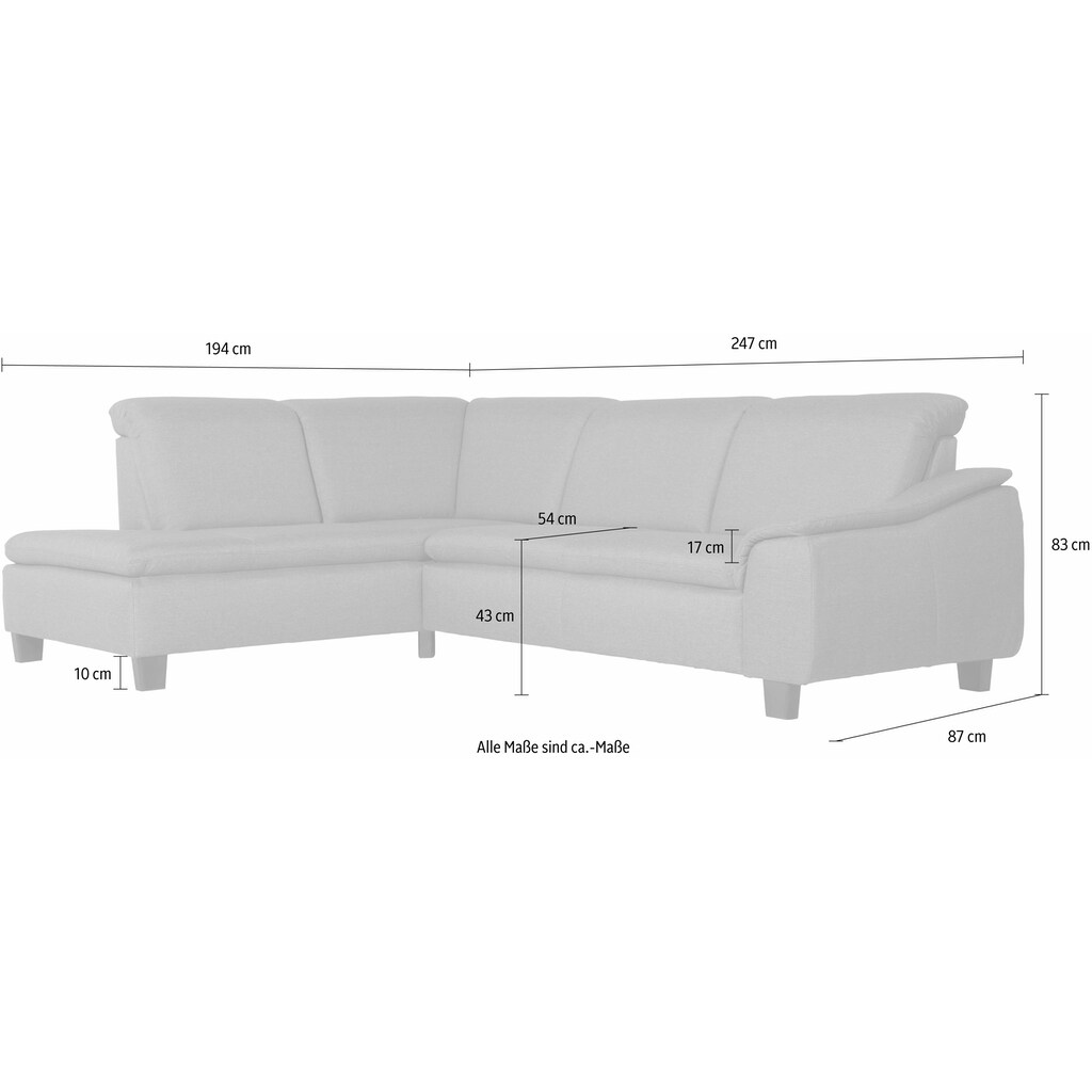 Max Winzer® Ecksofa »Alessio«