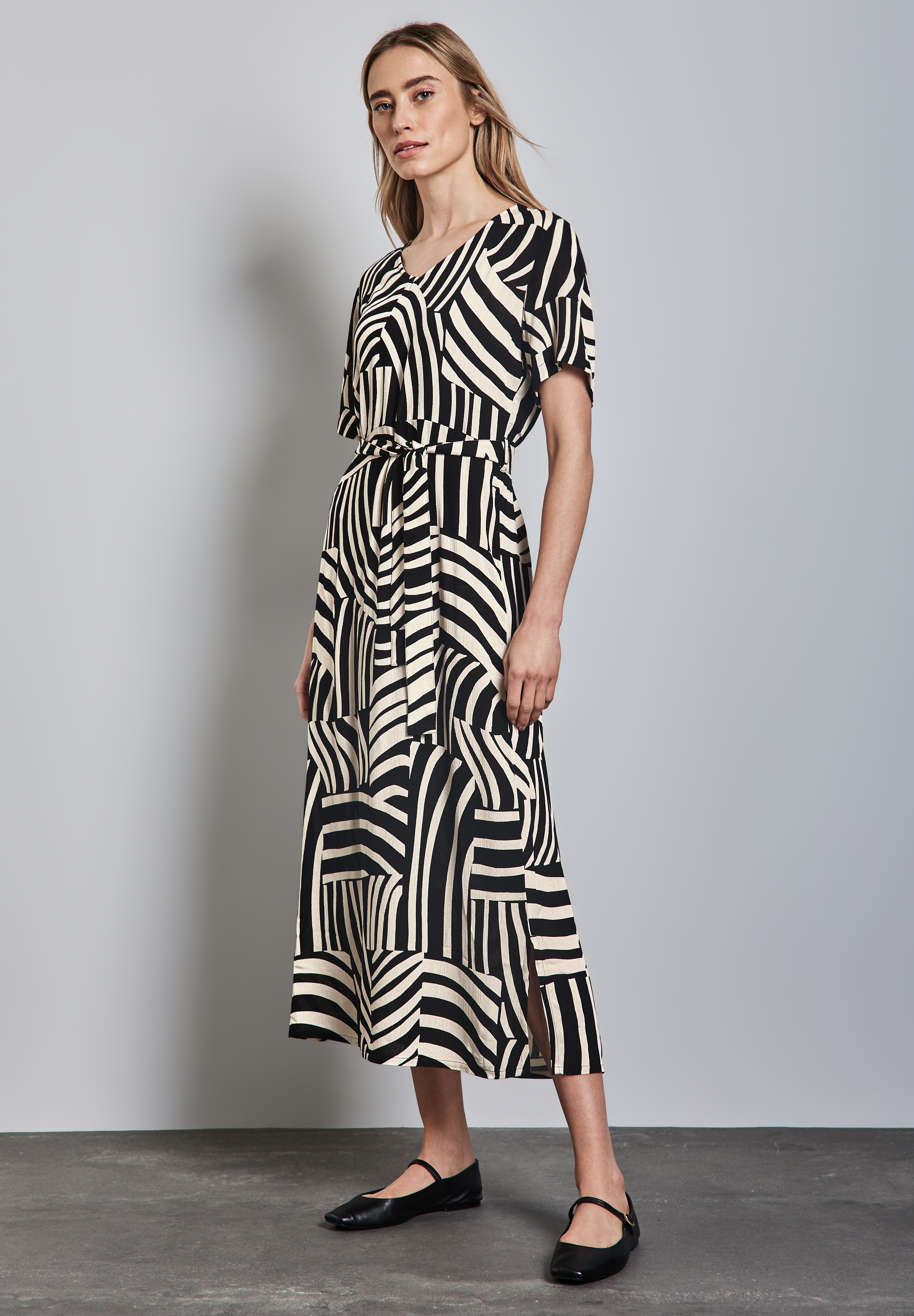 STREET ONE Maxikleid Ohne Taschen aus Viskose günstig online kaufen