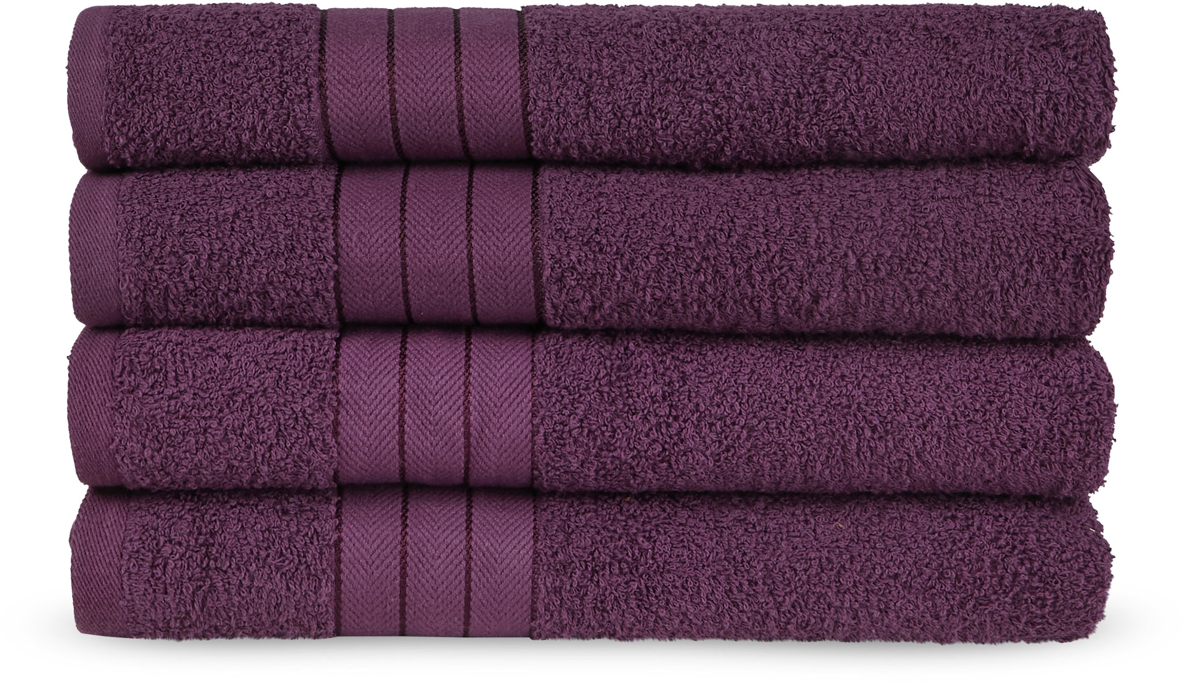 good morning Handtücher "Uni Good Morning" Baumwolle, Walkfrottee, Bordüre, günstig online kaufen