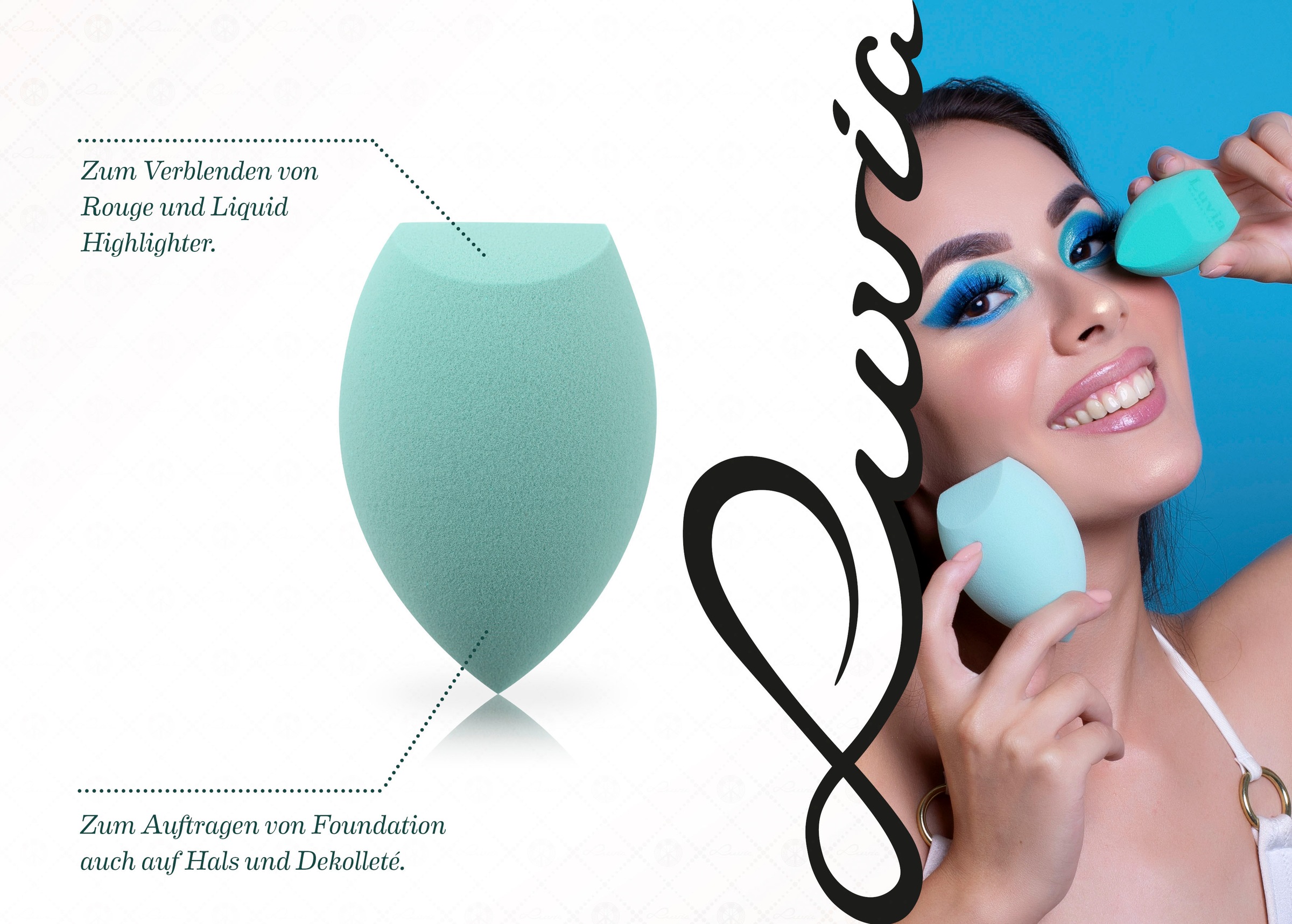 Luvia Cosmetics Make-up Schwamm Set Sponge »Prime Body Vegan | (2 BAUR Mint«, kaufen - tlg.)