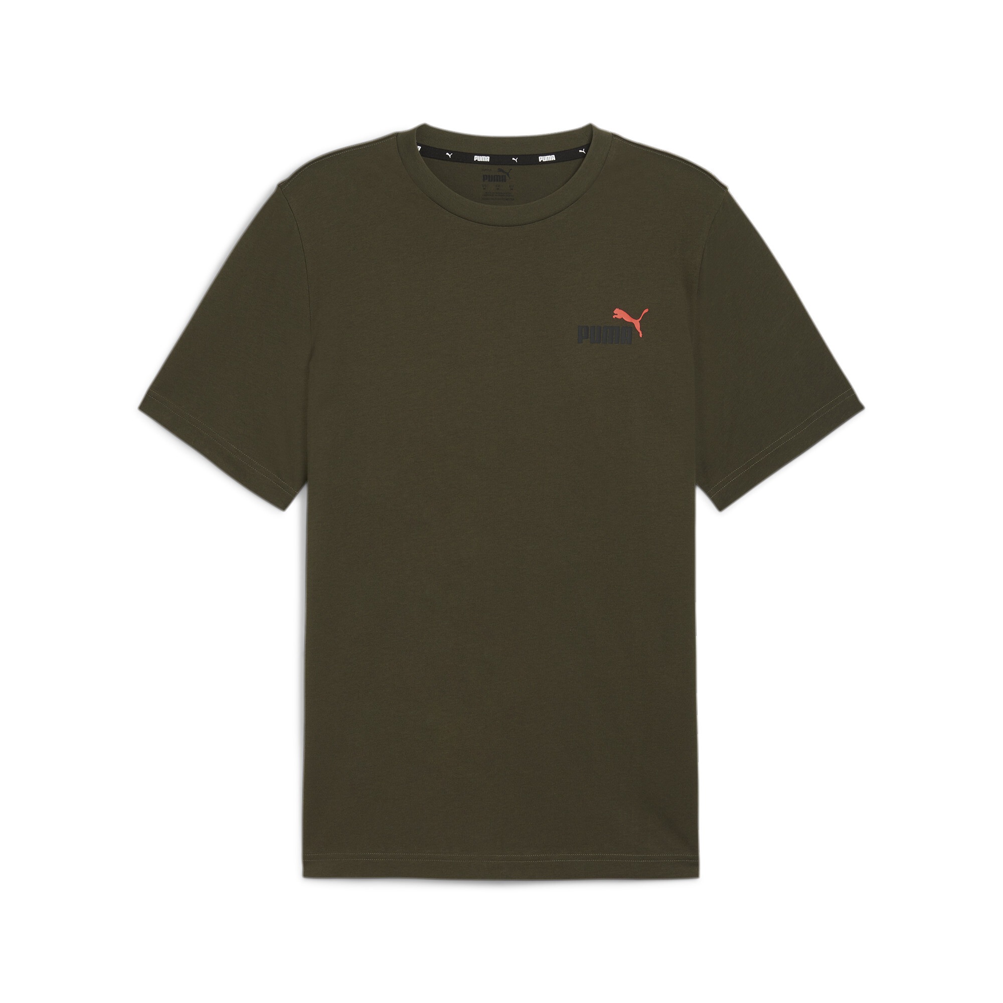 PUMA T-Shirt "Essentials+ zweifarbiges T-Shirt mit kleinem Logo Herren" günstig online kaufen