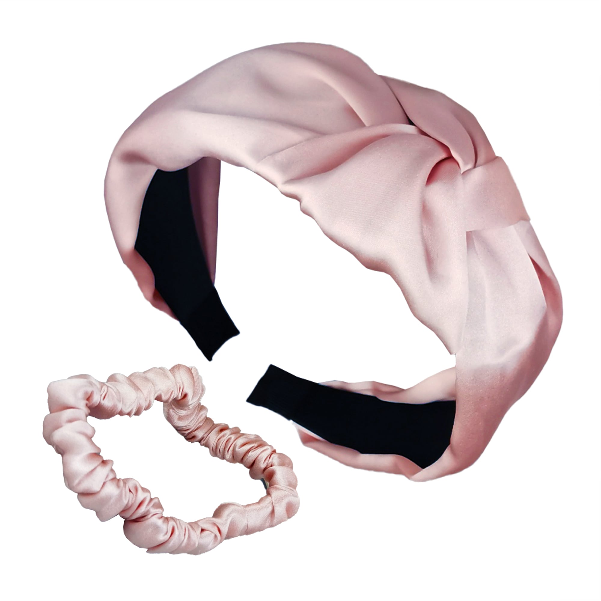AILORIA Damen Diadem "Set Hairband und Scrunchie S DELICAT & DOUX", pink, Modetücher