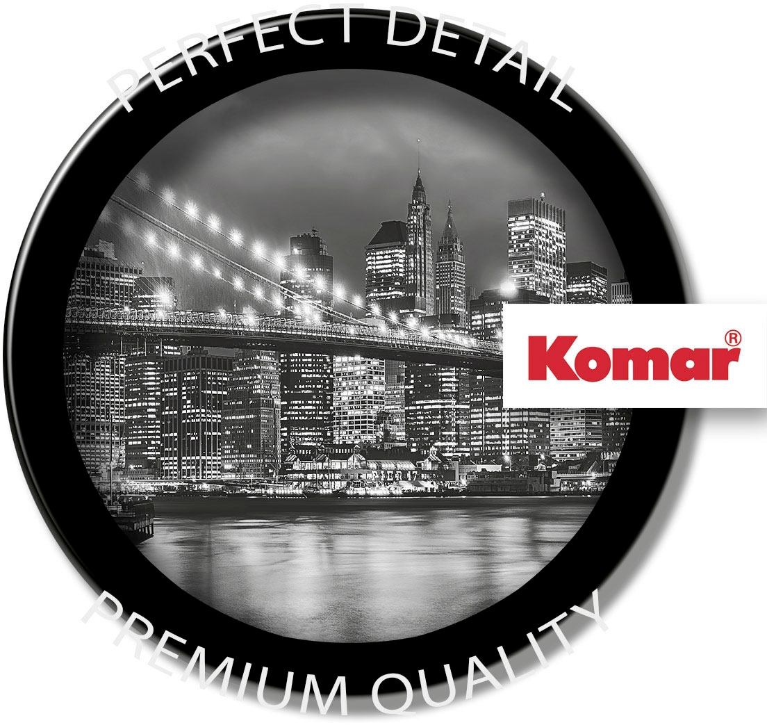 Komar Fototapete »Papier Fototapete - Brooklyn B/W - Größe 368 x 254 cm«, bedruckt