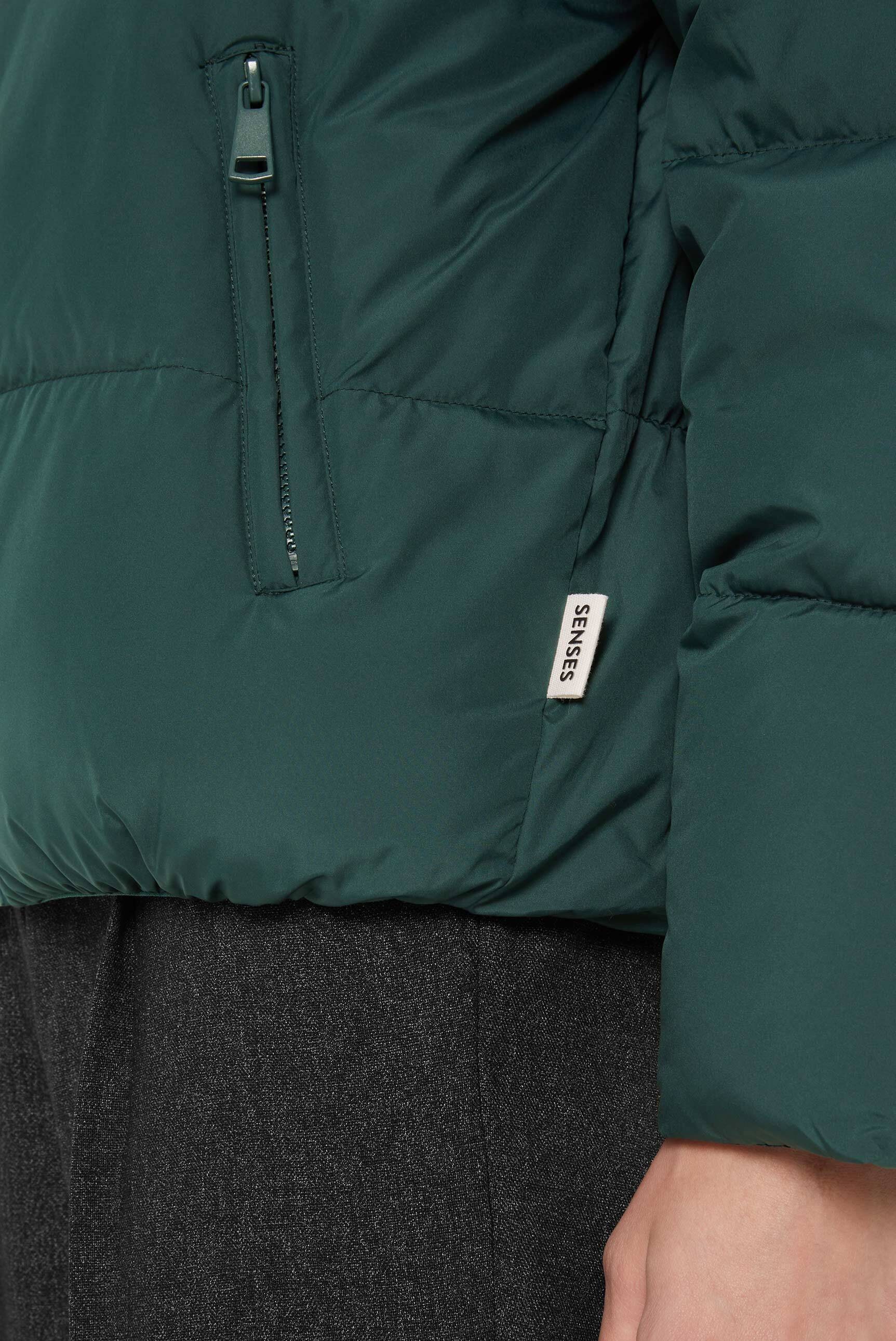 SENSES.THE LABEL Winterjacke mit Kapuze mit elastischen Steppnähten