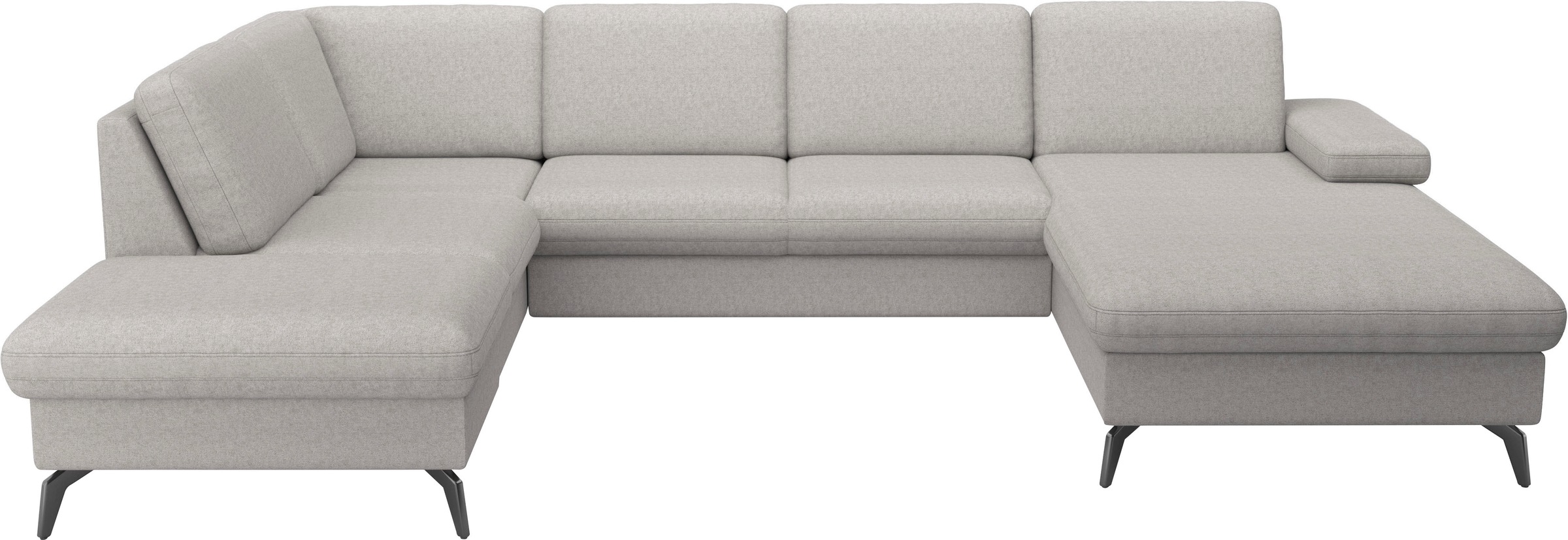 sit&more Wohnlandschaft »Morris Jubi U-Form«, inkl. Armteilfunktion und 1 Zierkissen, wahlweise mit Bettfunktion