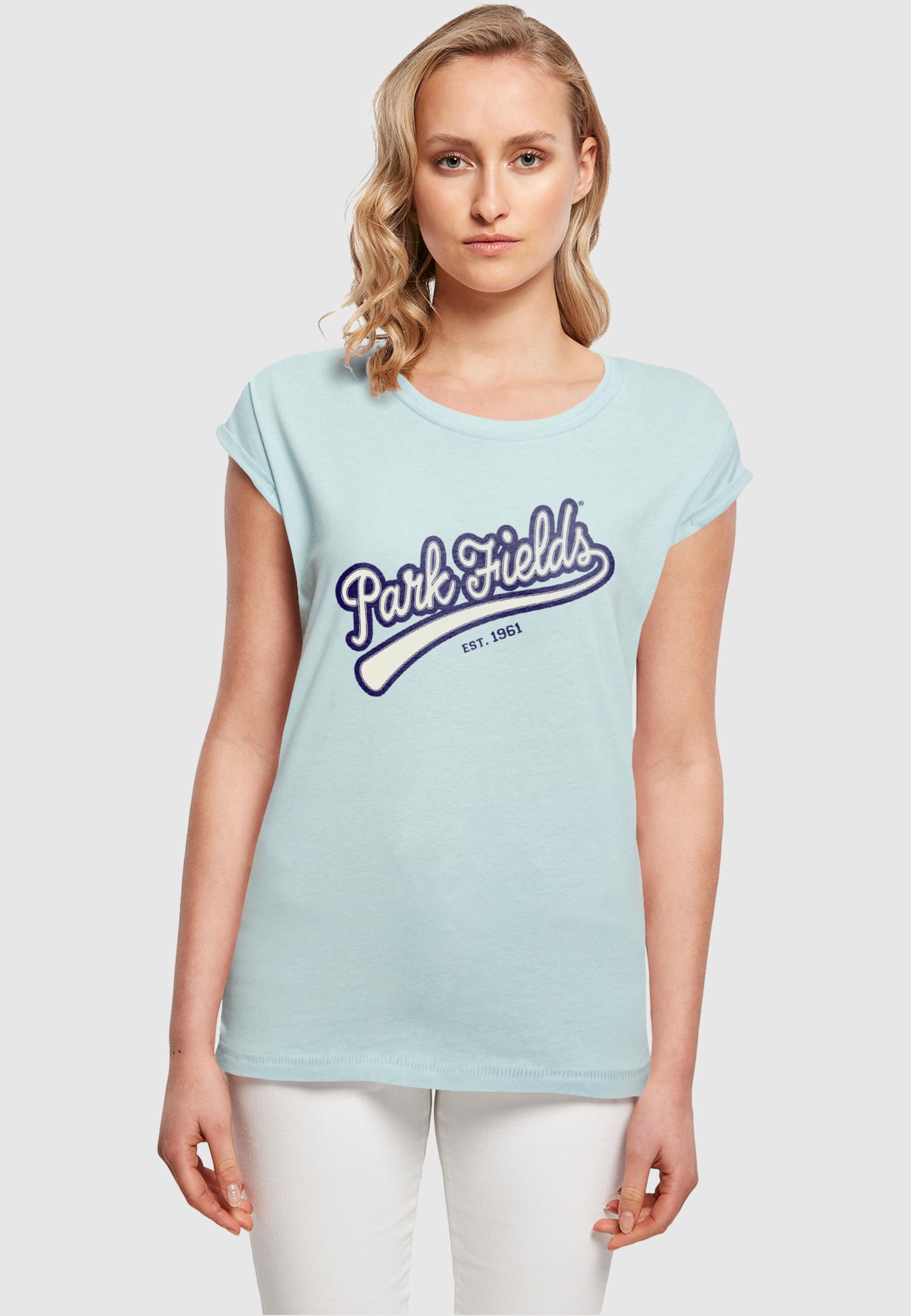 Thumbnail - Merchcode T-Shirt "Merchcode Damen Ladies Park Fields - Forty Five T-Shirt", (1 tlg.)