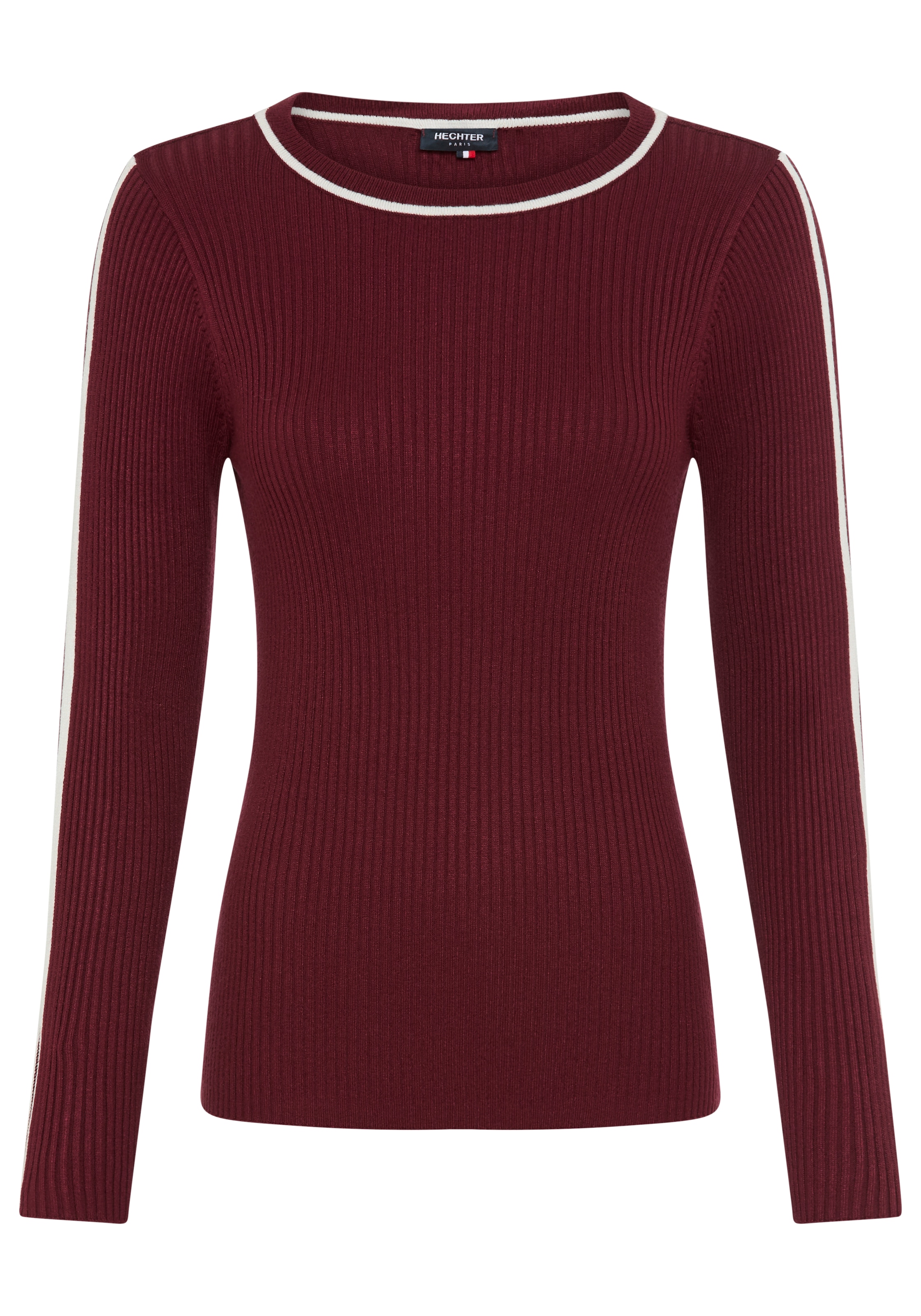HECHTER PARIS Strickpullover, mit Kontrastdetails