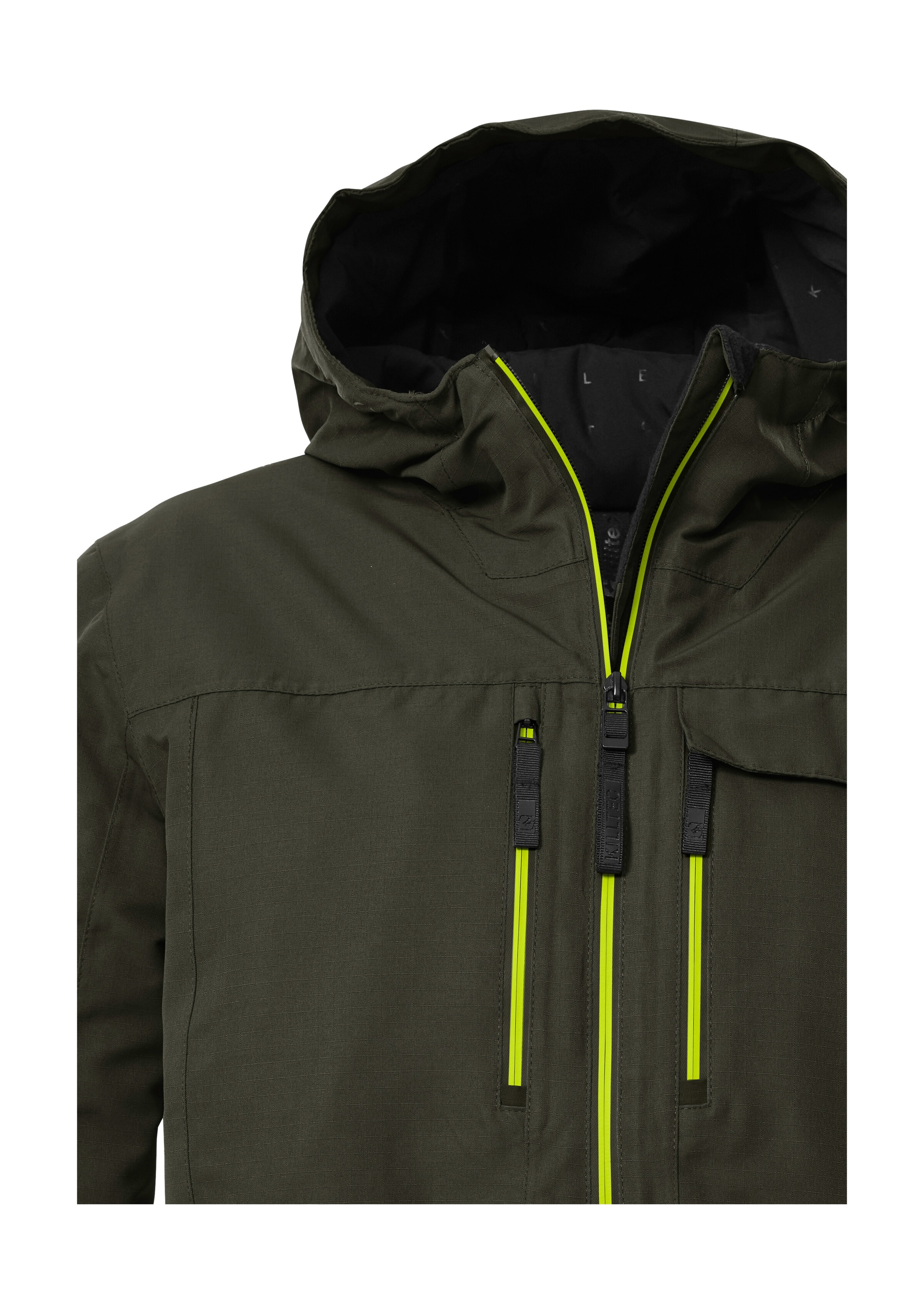 Killtec Skijacke »KSW 53 MN SKI JCKT«, Skijacke: wasserdicht, atmungsaktiv, Colourblock, viele Taschen