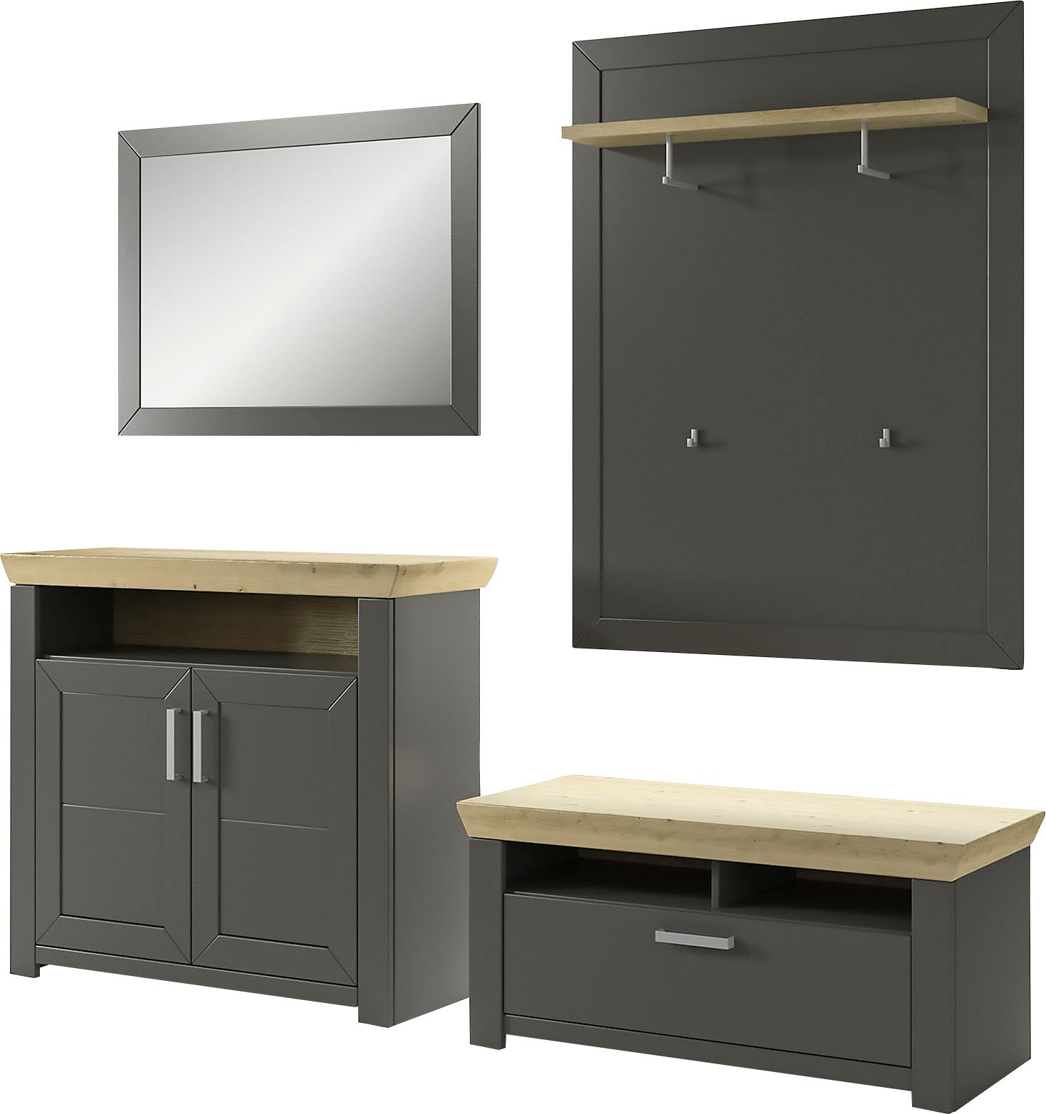 Thumbnail - set one by Musterring Garderoben-Set "GA York Kombi 56" Set, 4 Stk. tlg.