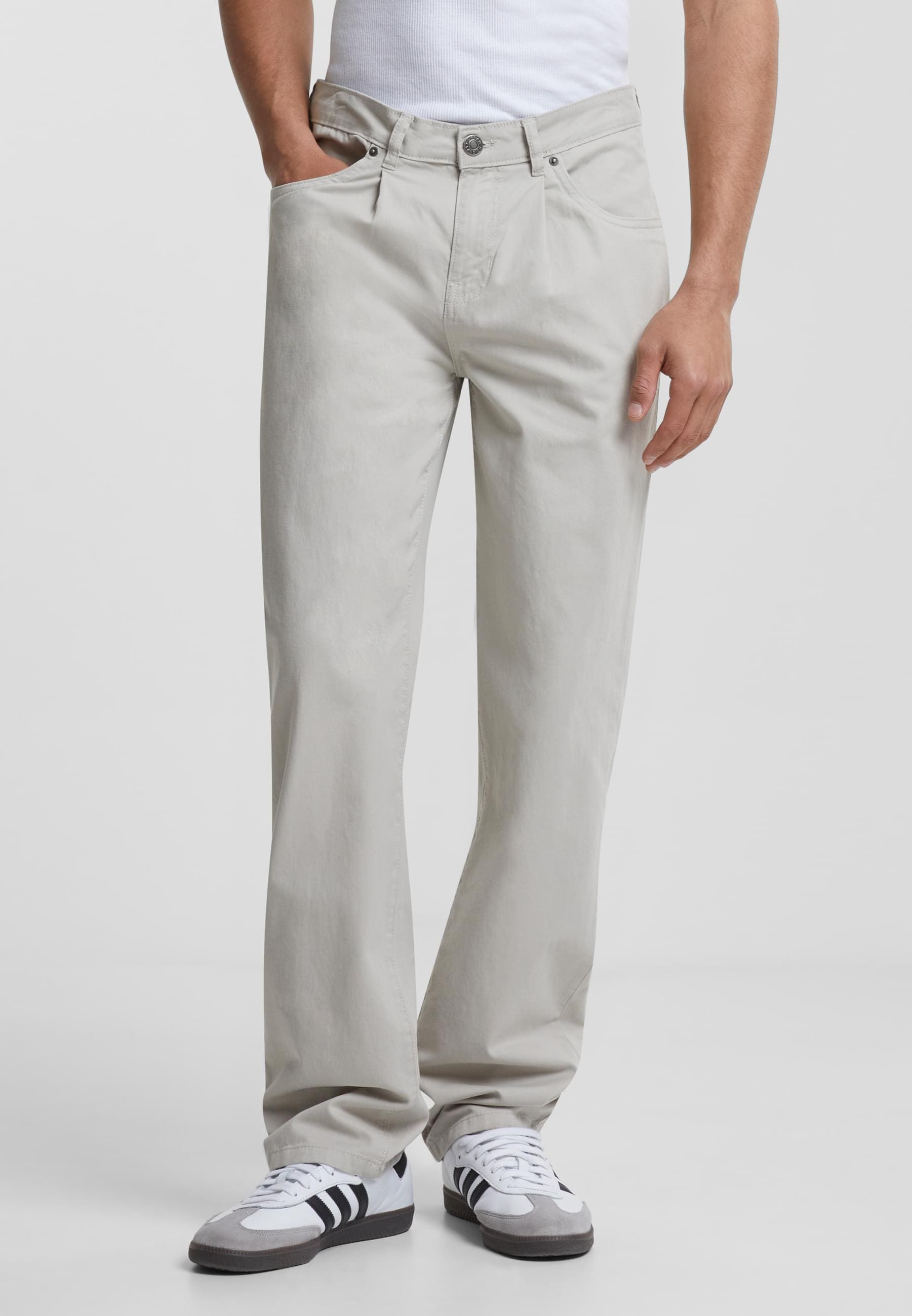 URBAN CLASSICS Chinos »Urban Classics Herren Organic Skater Chino Pants«, (1 tlg.)