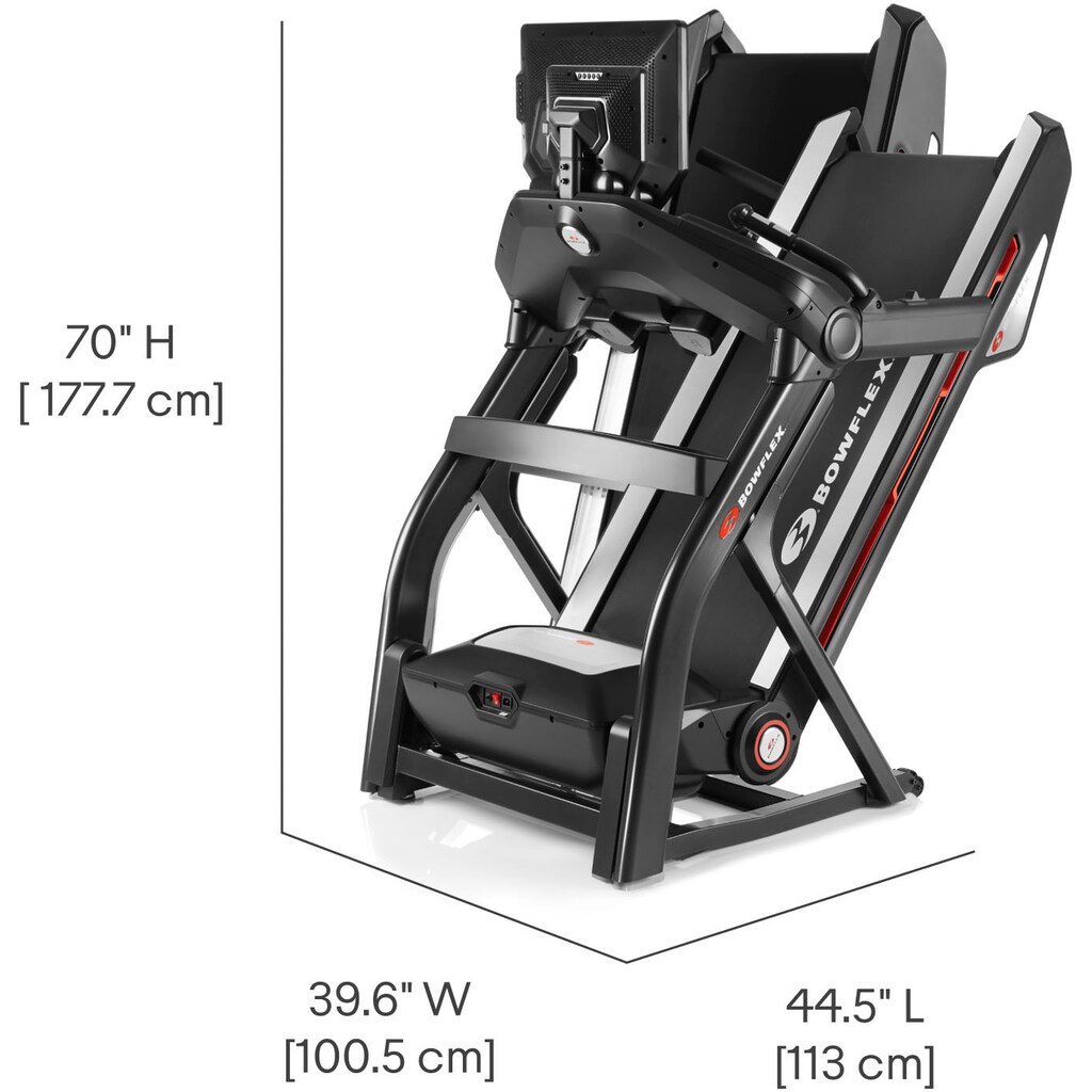 BOWFLEX® Laufband »BXT25«, mit Höchstgeschwindigkeit 20 km/h und Soft-Drop-Klappmechanismus