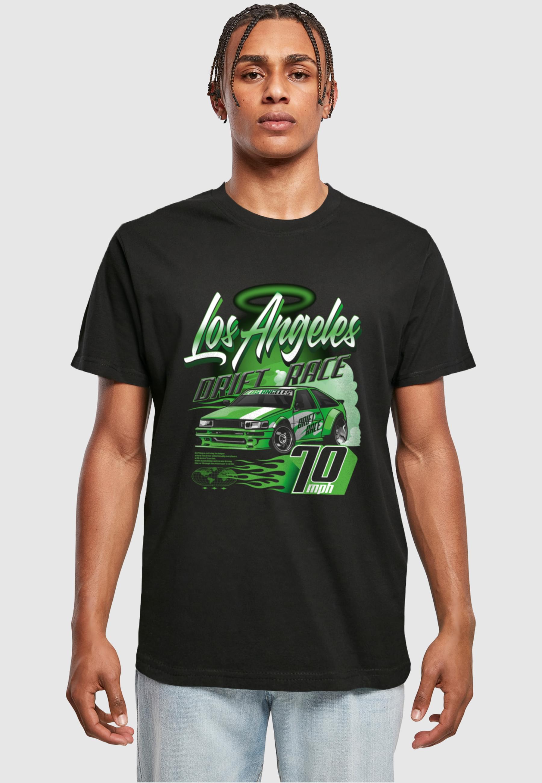 Thumbnail - MisterTee T-Shirt "MisterTee Herren Los Angeles Drift Race Tee", (1 tlg.)