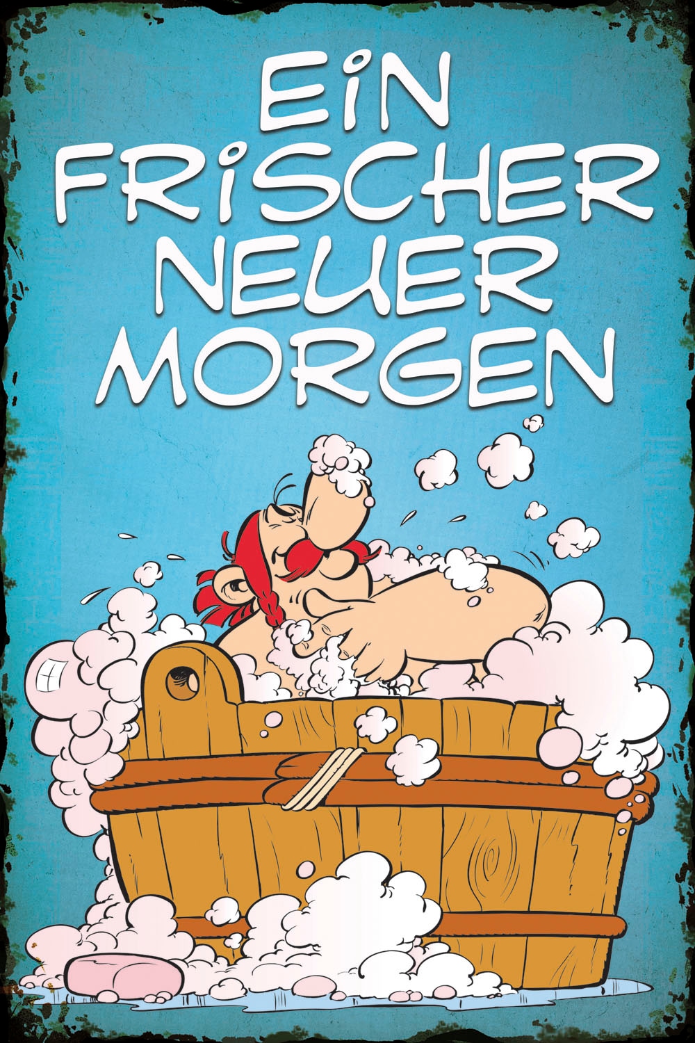 LuckyLinde Metallbild "Obelix Ein frischer neuer Morgen", Cartoon-Comic-Fan günstig online kaufen