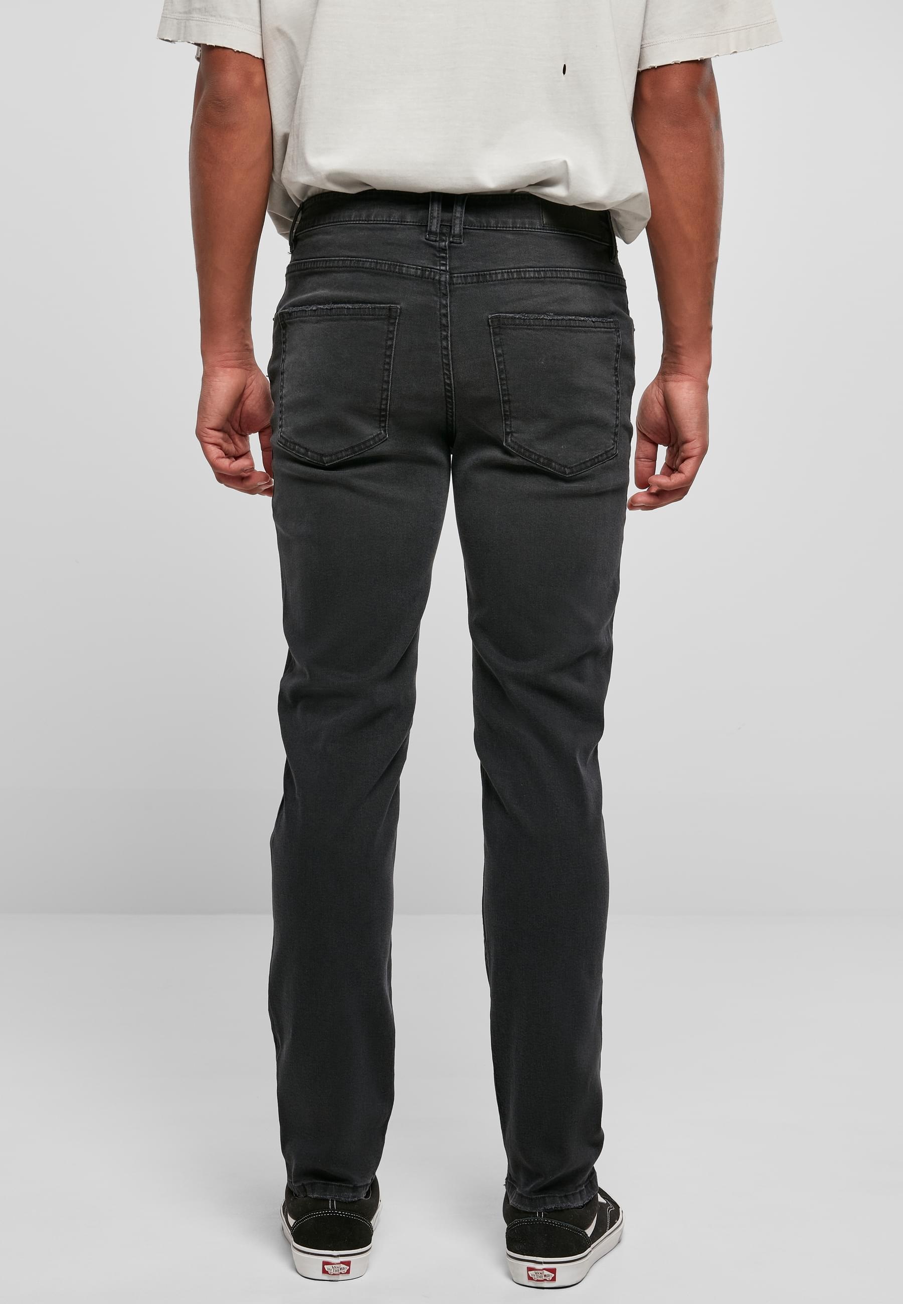 URBAN CLASSICS Bequeme Jeans »Urban Classics Herren Distressed Stretch Denim Pants«, (1 tlg.)