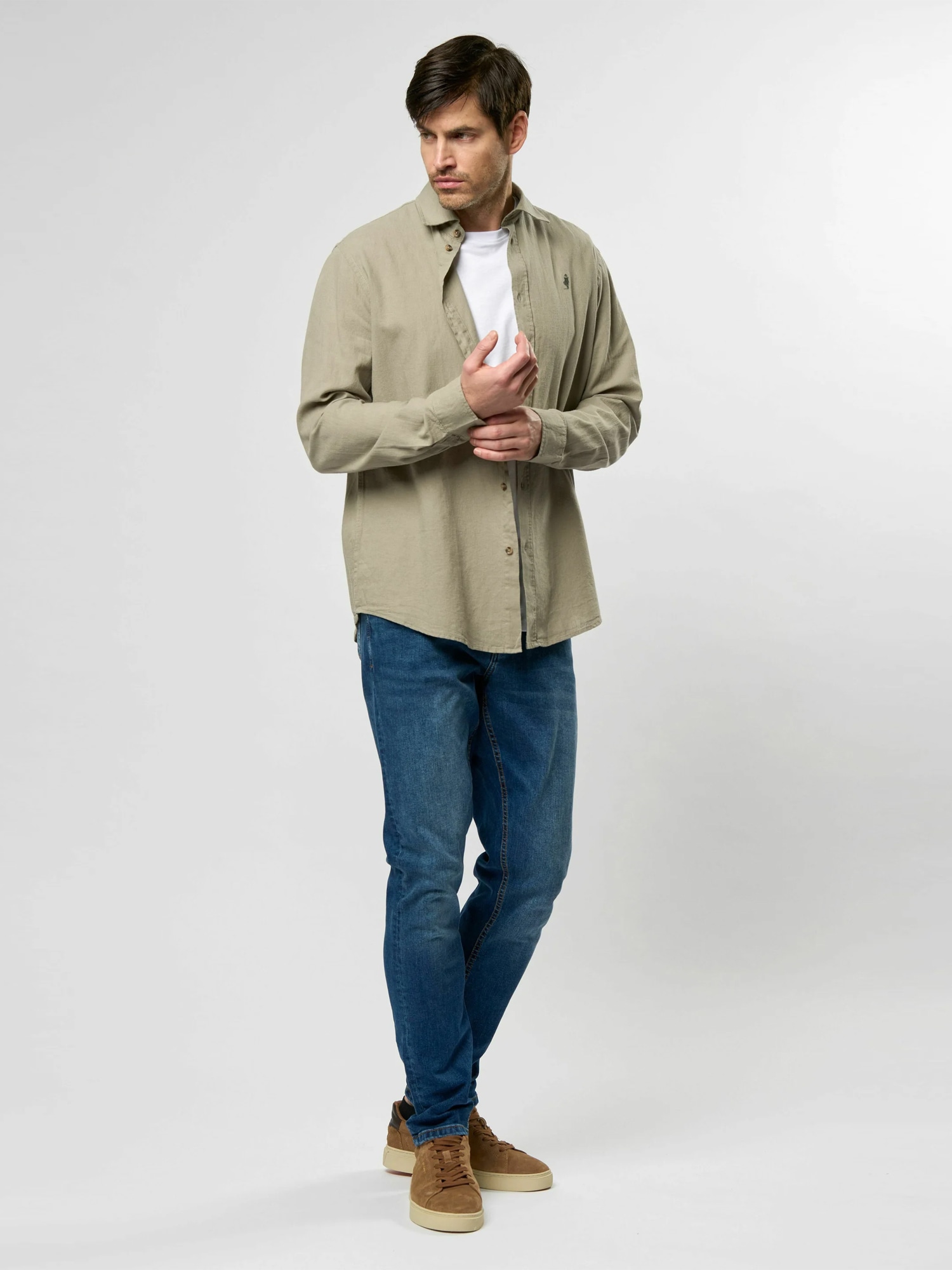 MCS Langarmhemd »MCS shirt Grand Prairie«