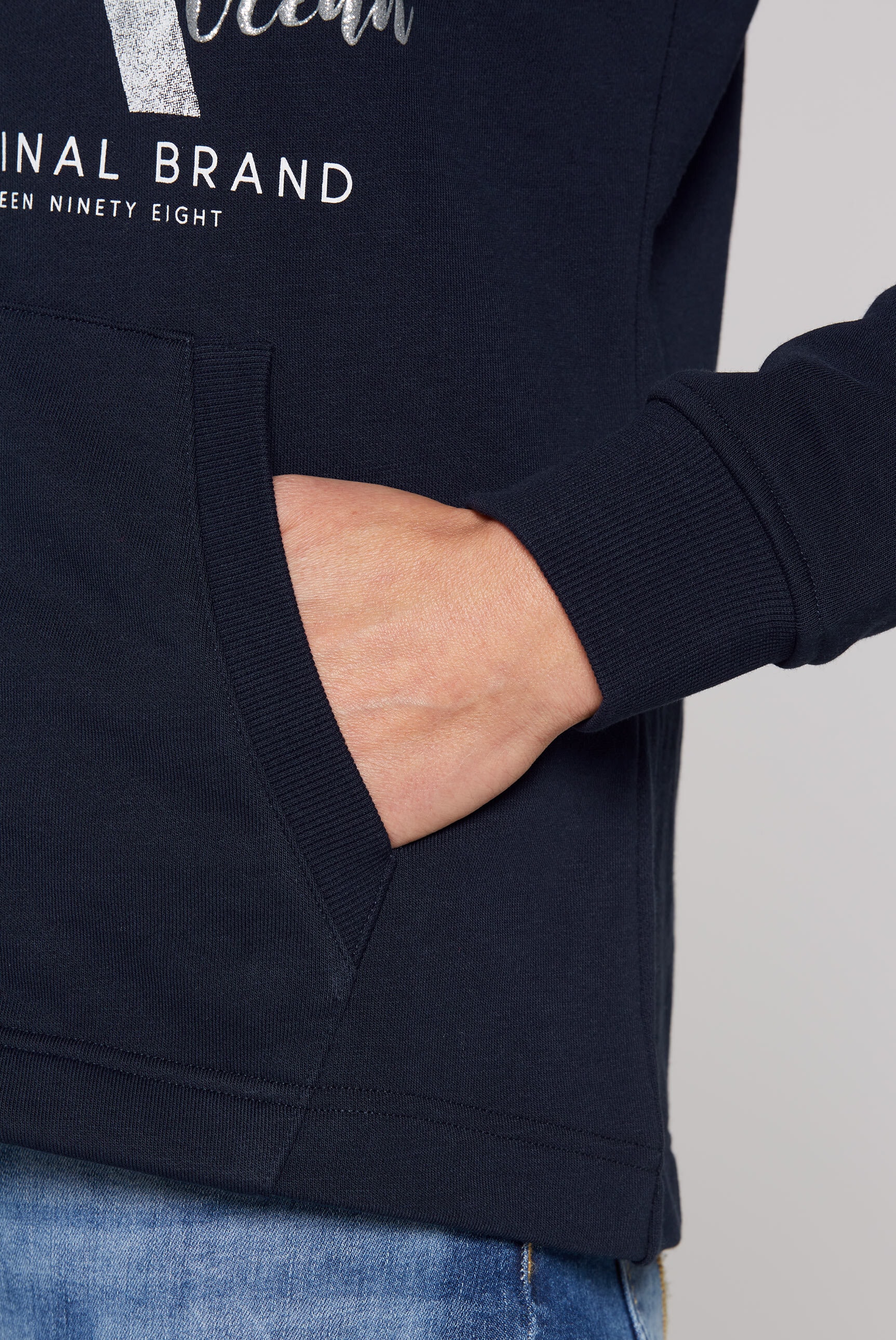 SOCCX Sweatjacke, mit Baumwolle
