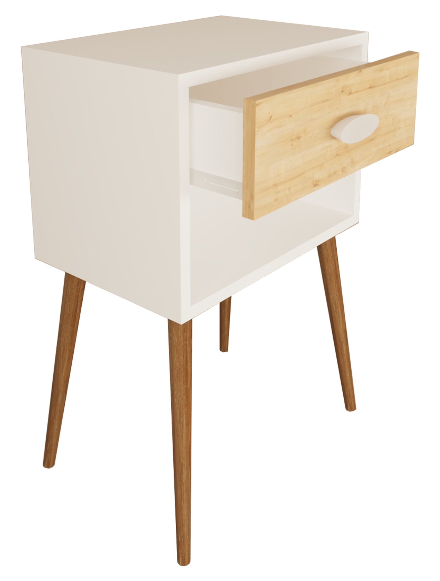 VCM Nachttisch »Holz Nachttisch Beistelltisch Schublade Singol XL«