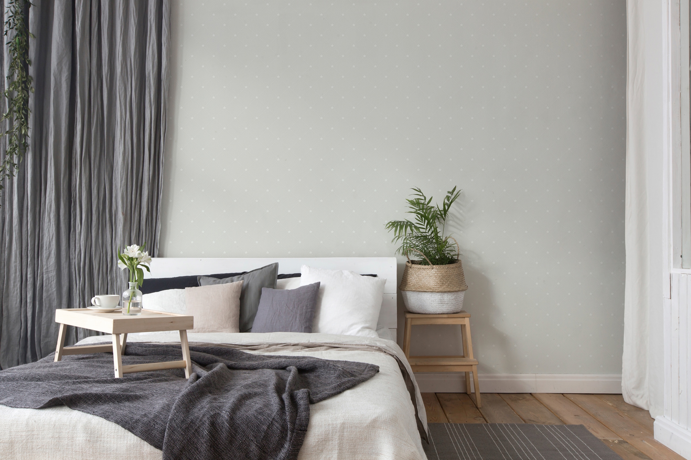 METROPOLIS BY MICHALSKY LIVING Vliestapete »Change is good, Stylish Stars«, Strukturmuster-gemustert-Motiv, Designertapete Tapete Sterne Tapeten Wohnzimmer Schlafzimmer Küche