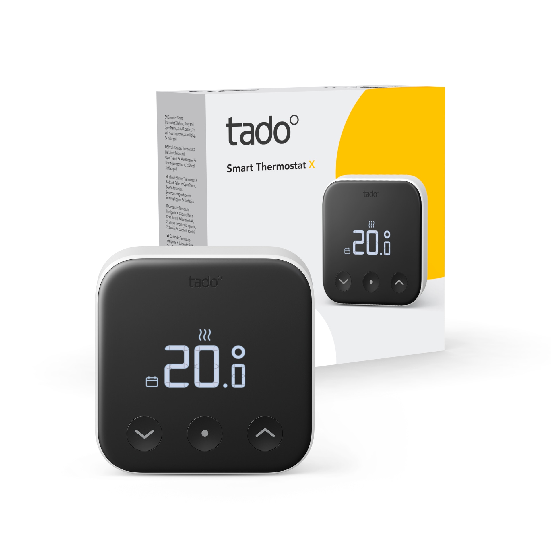TADO Heizkörperthermostat "Smartes Thermostat X", B:12,3cm H:4,7cm T:12,3cm, weiß, Heizkörperthermostate