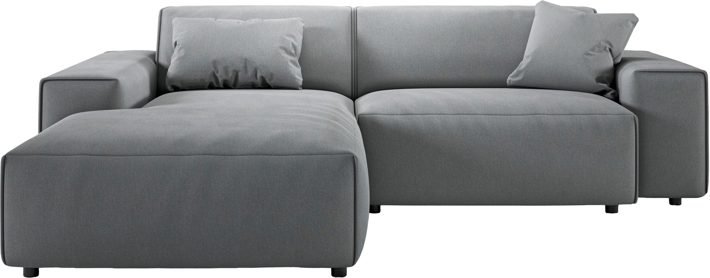 andas Ecksofa »Glimminge L-Form auch in Breitcord, Feincord + Easy care-Bezug,«, Breite 234, Zierkissen