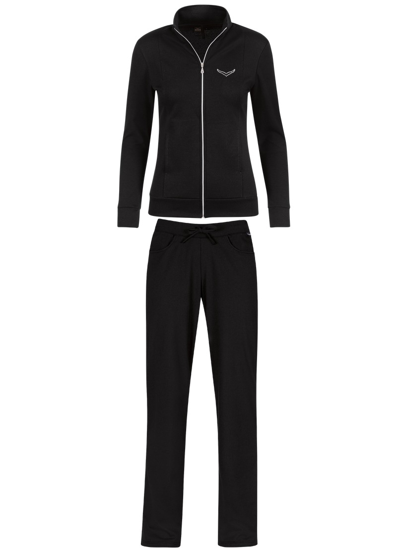 Trigema Jogginganzug "TRIGEMA Freizeitanzug mit Kristallsteinen", 2 Stk. günstig online kaufen