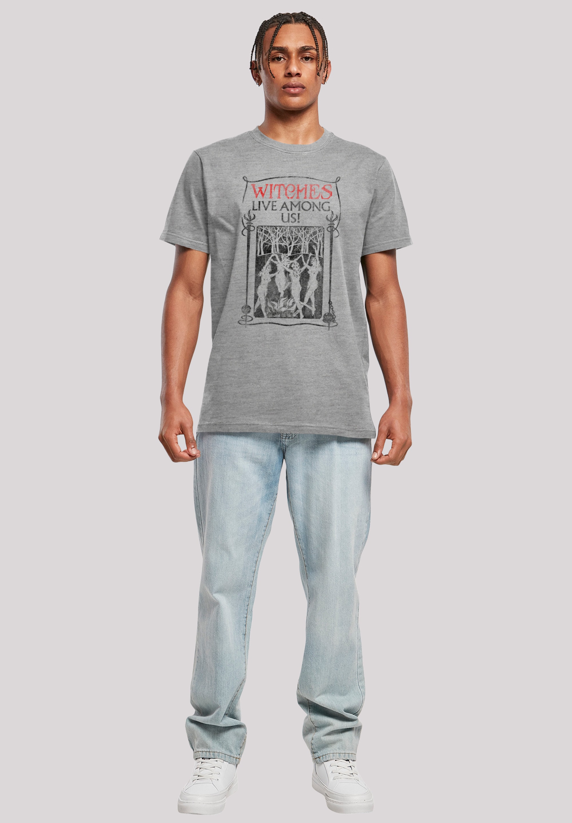 F4NT4STIC T-Shirt »Phantastische Tierwesen Witches Live Among Us«, Print
