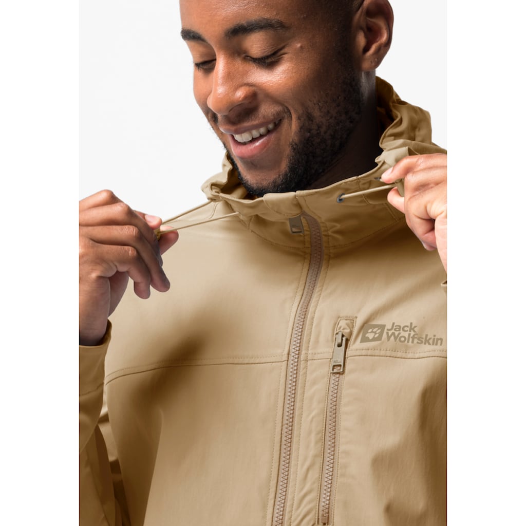 Jack Wolfskin Windbreaker »DESERT WIND JACKET M«, mit Kapuze