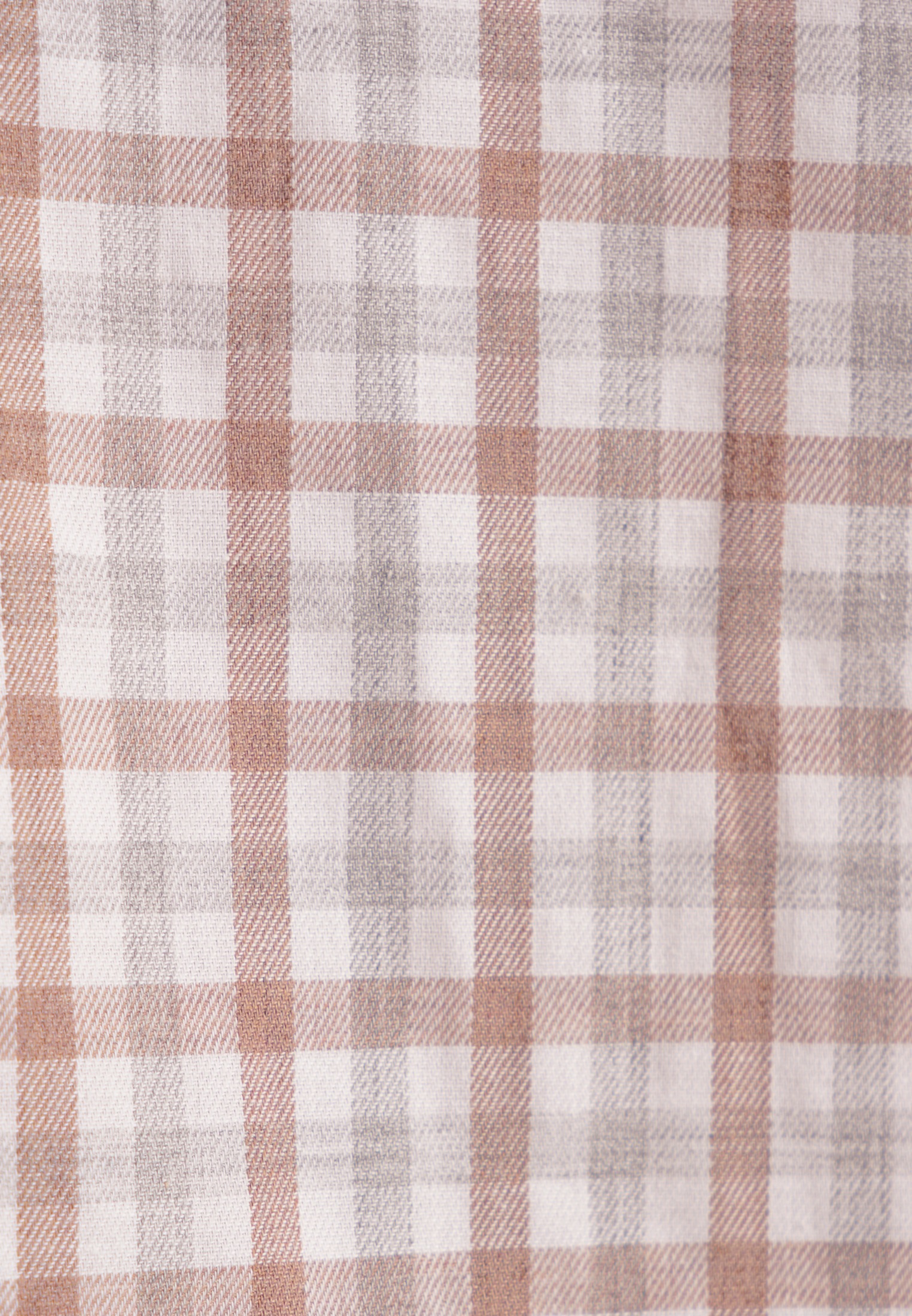 seidensticker Flanellhemd »Slim«, Slim Langarm Button-Down-Kragen Karo