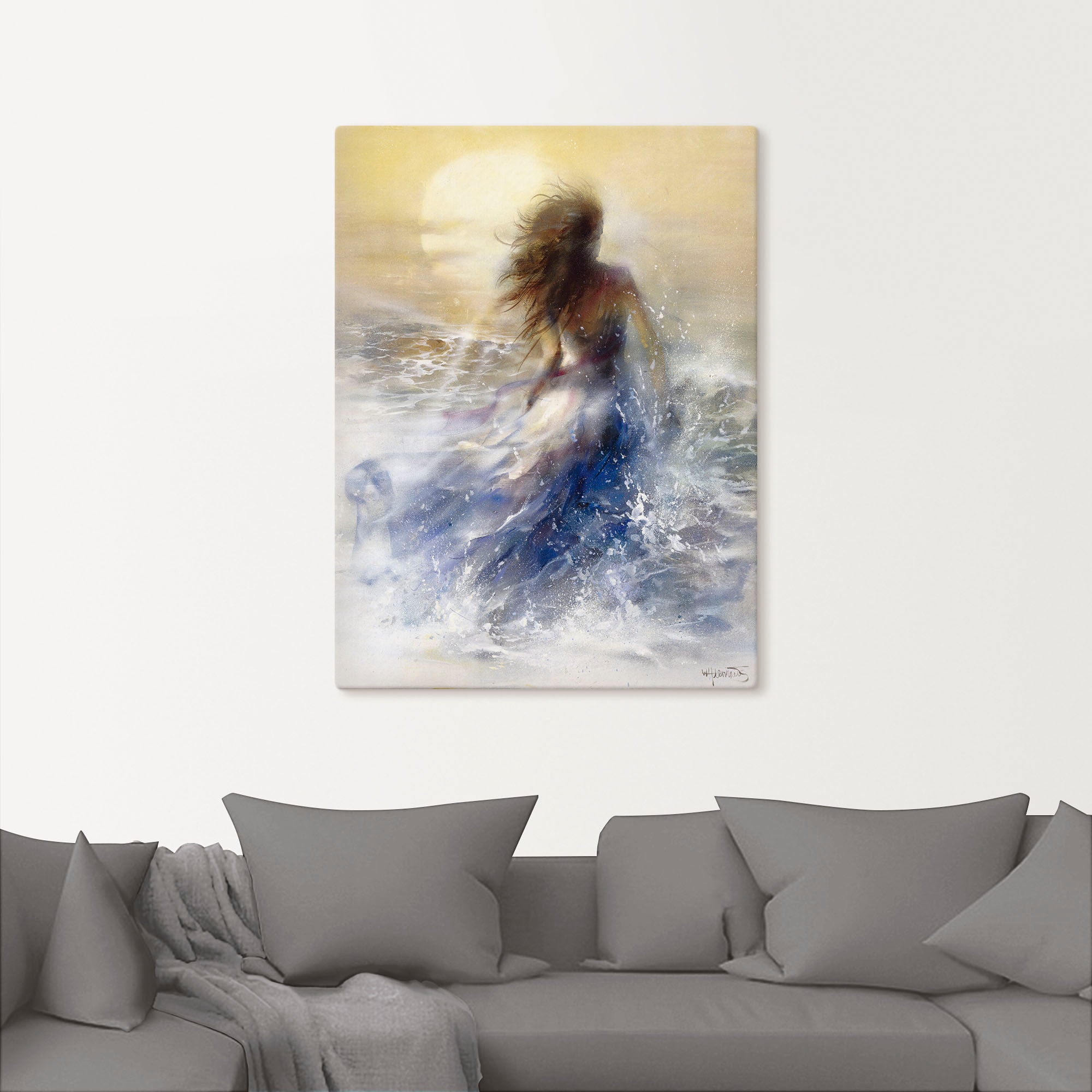 Artland Wandbild »Sommer I«, Frau, (1 St.), als Leinwandbild, Poster, Wandaufkleber in verschied. Größen
