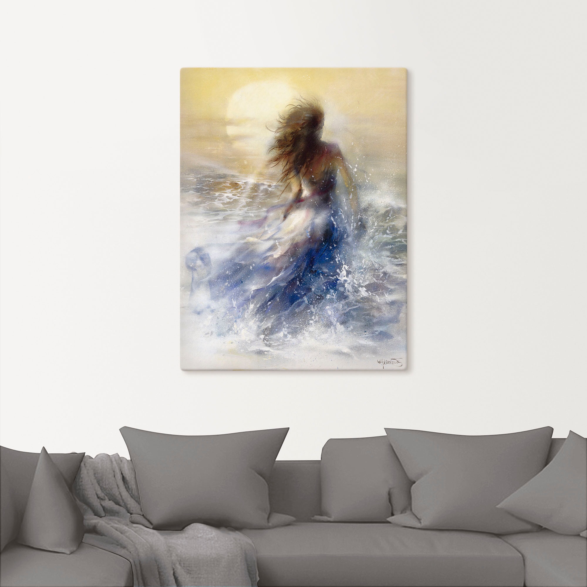 Artland Wandbild "Sommer I" Frau 1 Stk. tlg. als Leinwandbild, Poster in ve günstig online kaufen