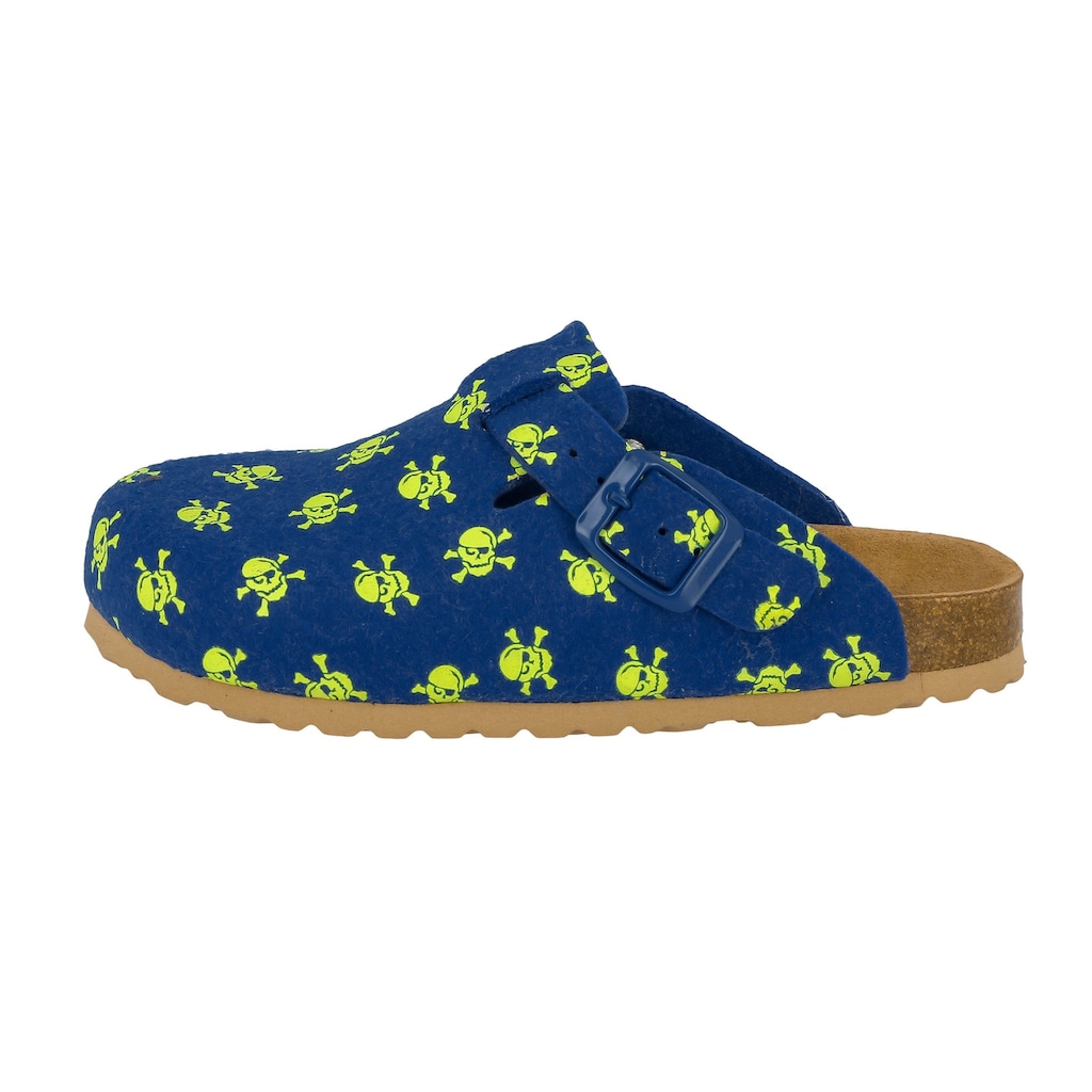 Lico Clog »Clog Bioline Clog Star - braun/lemon«