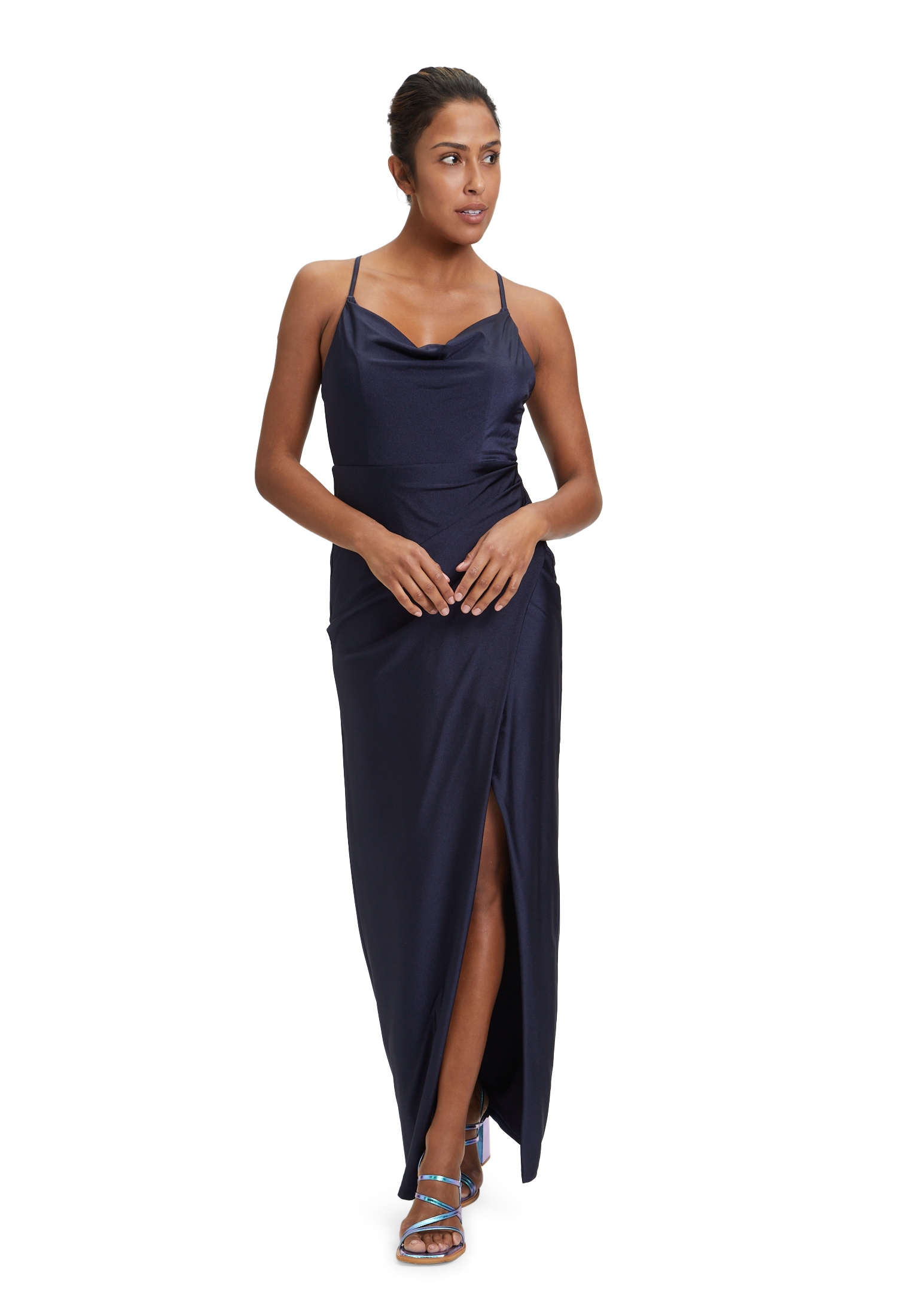 Vera Mont Abendkleid "Damen figurbetont" Ohne Tasche Schlitz günstig online kaufen