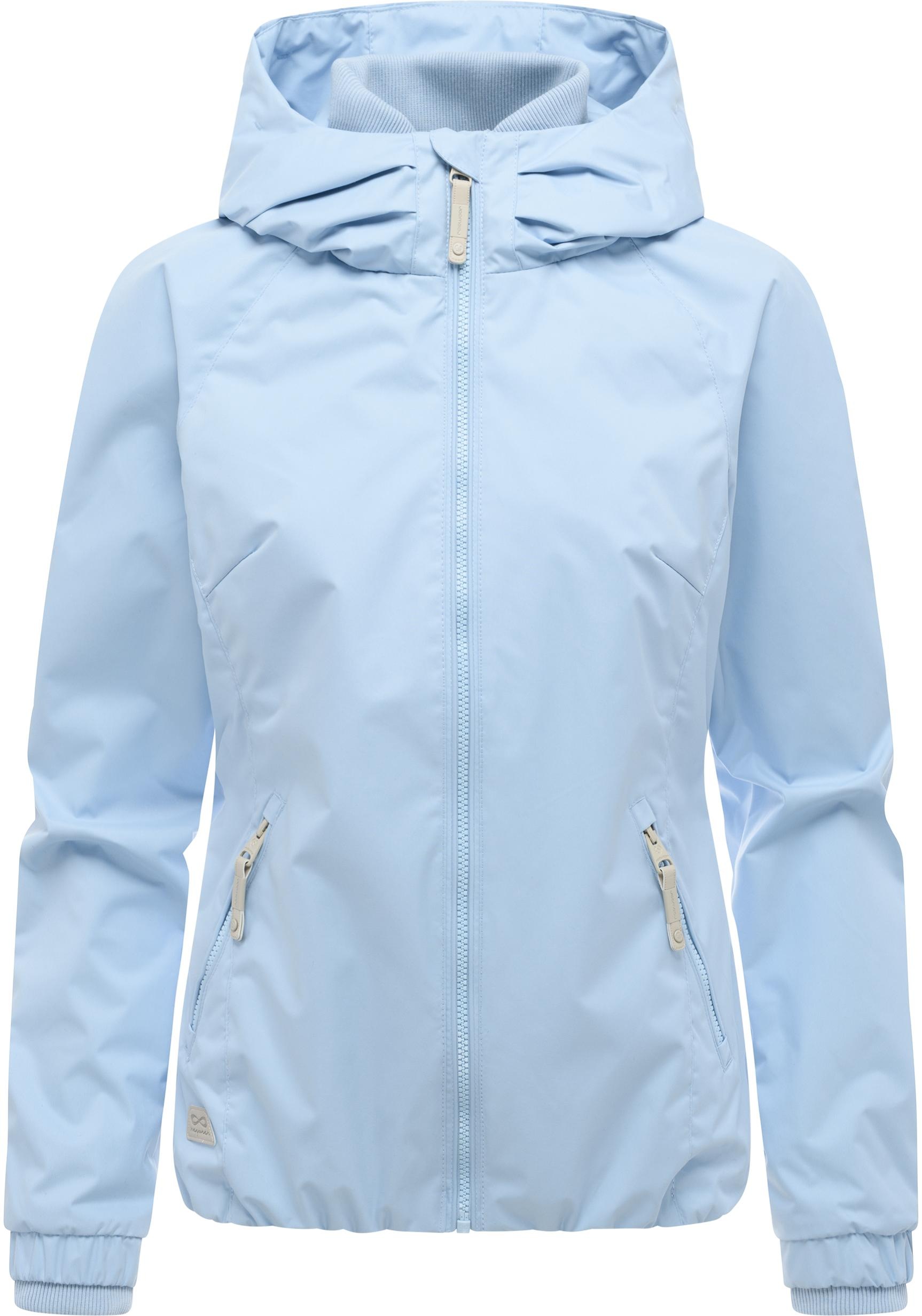 Ragwear Outdoorjacke "Dizzie" mit Kapuze Wasserdichte Übergangsjacke mit großer Kapuze