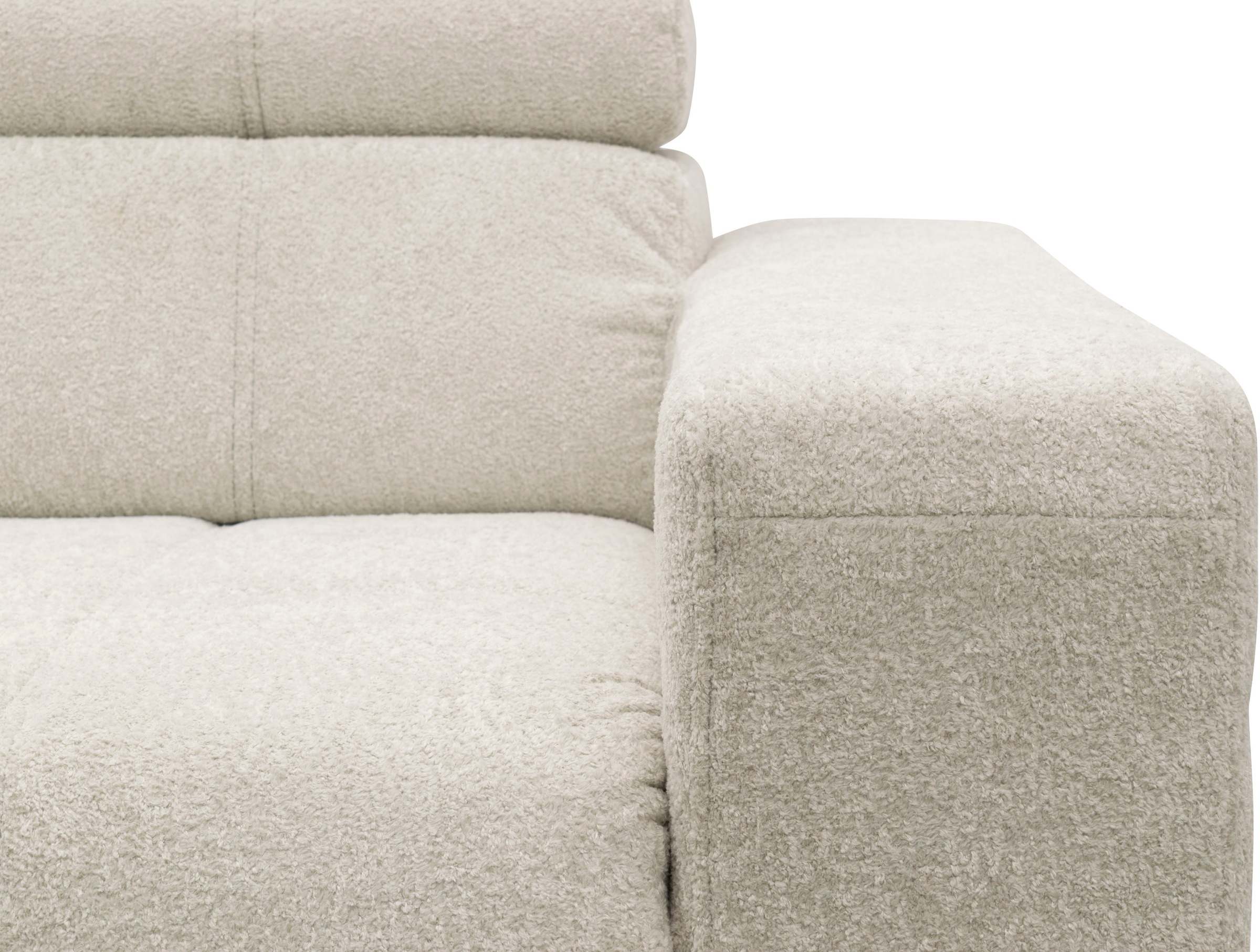 OTTO home Wohnlandschaft »Ballerup 359 x 228 cm, auch mit verstellbarer Sitztiefe« Kopfteile verstellbar, Pet Friendly Bezug, U-Form