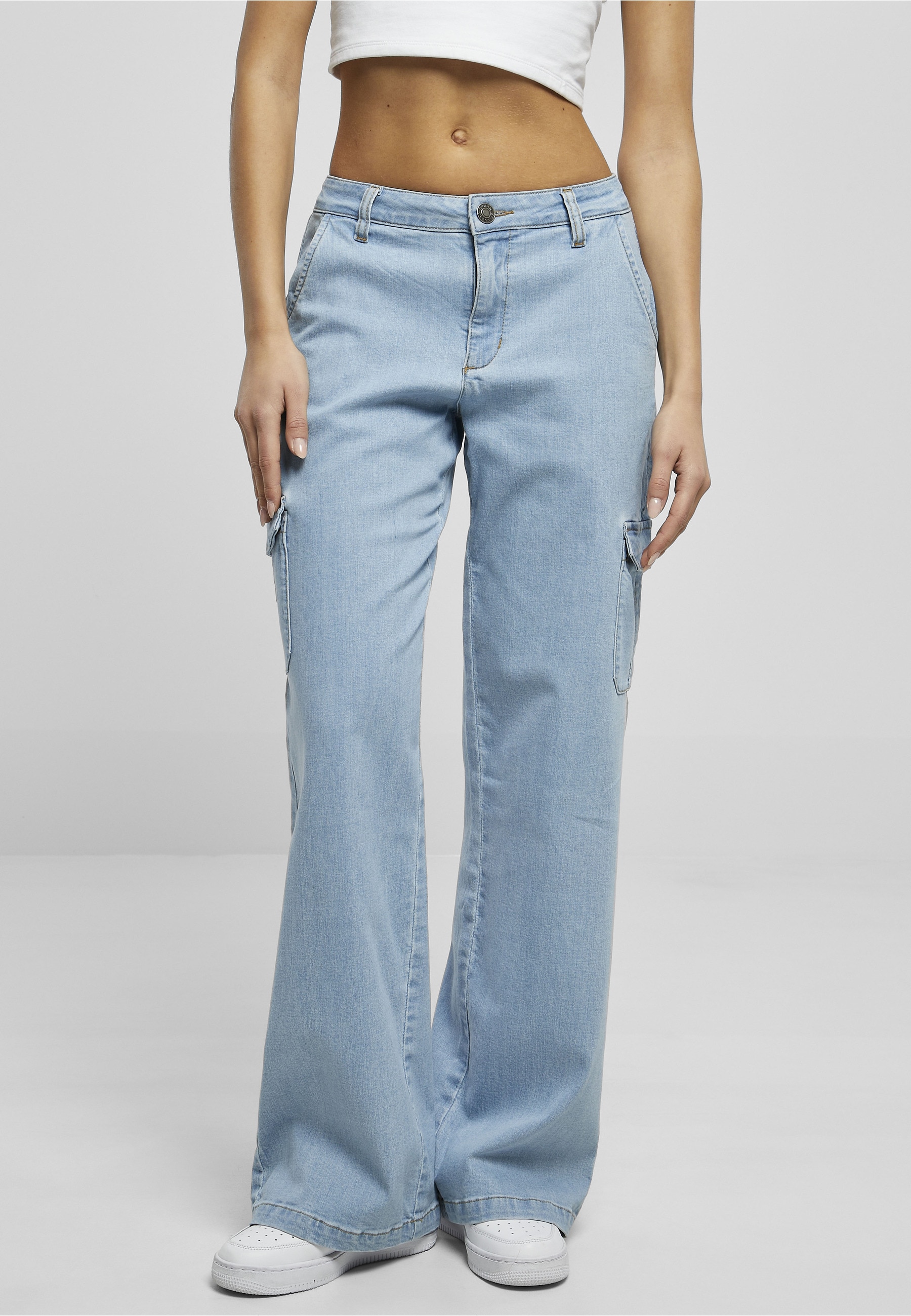 URBAN CLASSICS Stoffhose »Urban Classics Damen«