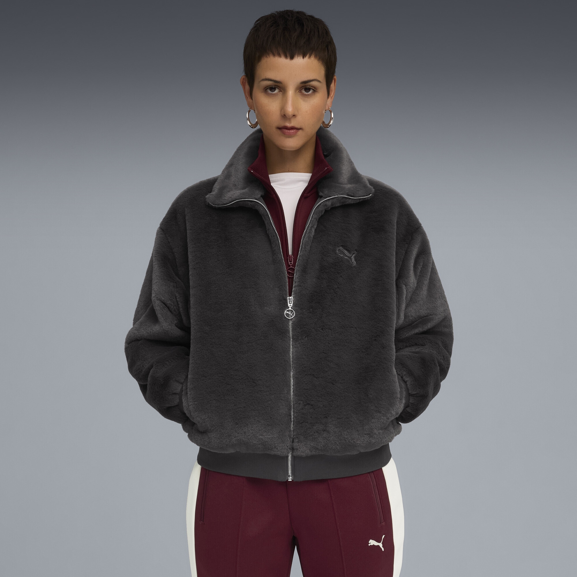 PUMA Funktionsweste »Wardrobe Essentials Weiche Fleecejacke Damen«