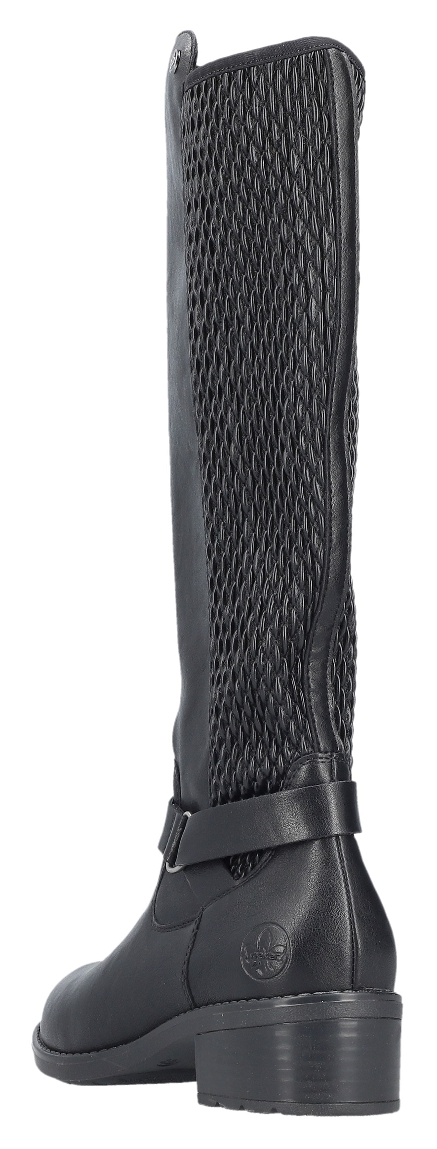Rieker Stiefel, Langschaftstiefel, Stretchstiefel mit herausnehmbarer Innensohle