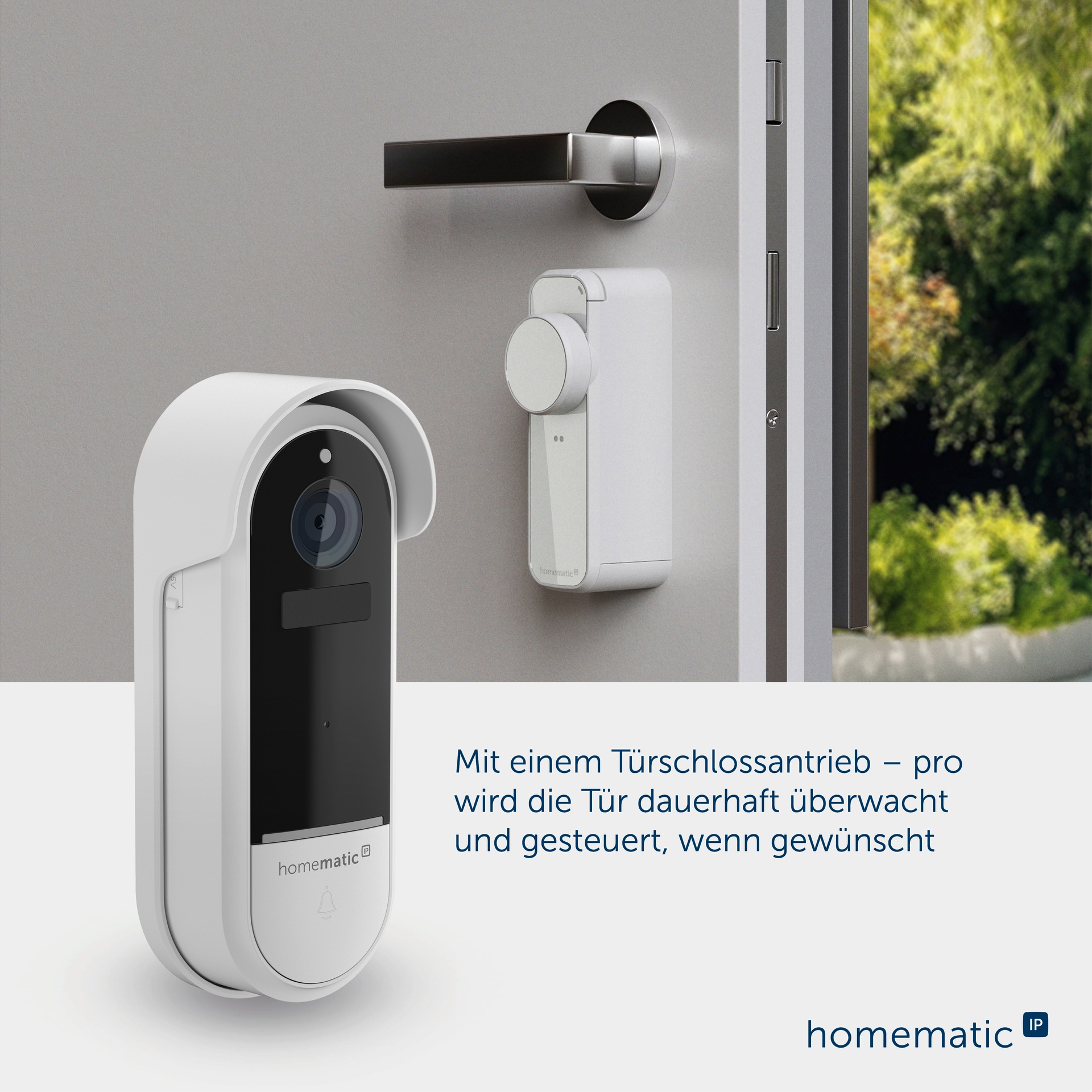 Homematic IP Video-Türsprechanlage »Video-Türklingel« Aussenbereich & Innenbereich
