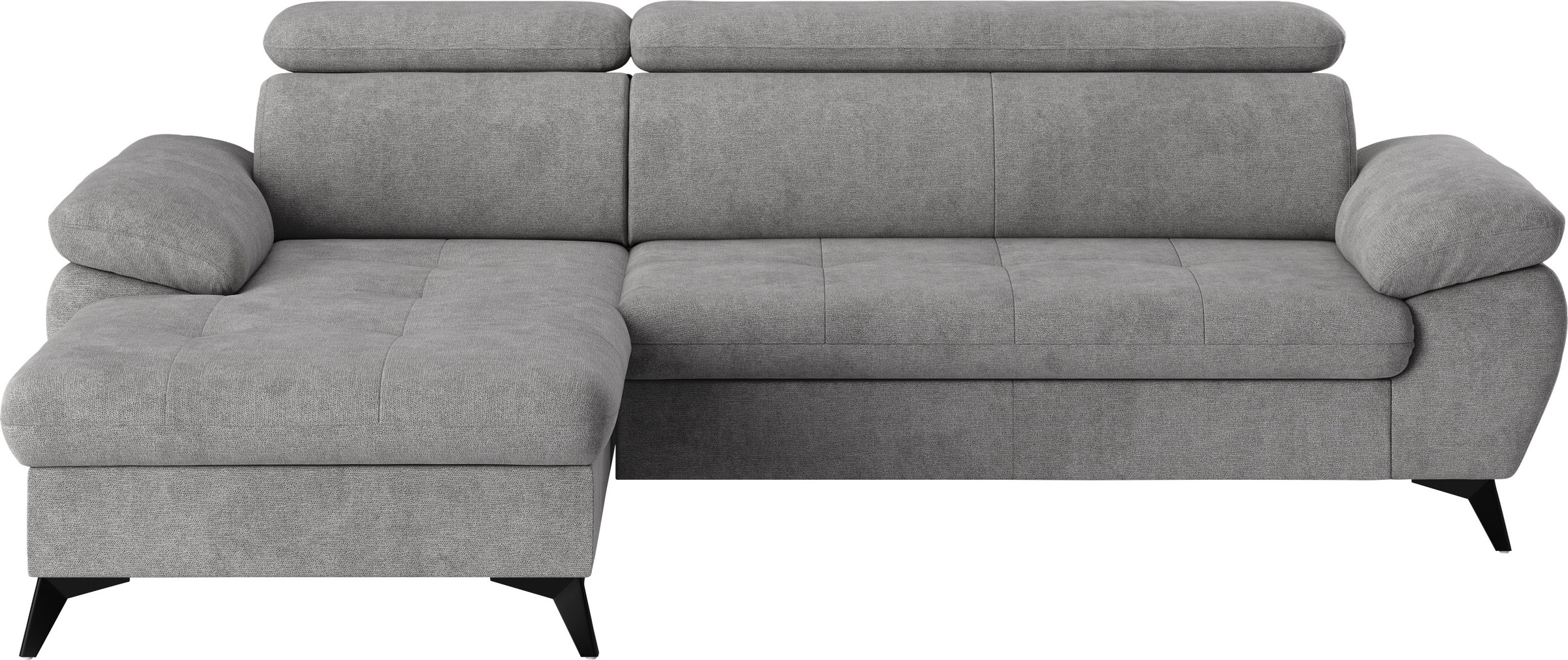 COTTA Ecksofa "Hudson L-Form, B: 261 cm" mit Kopfteilverstellung, optional günstig online kaufen