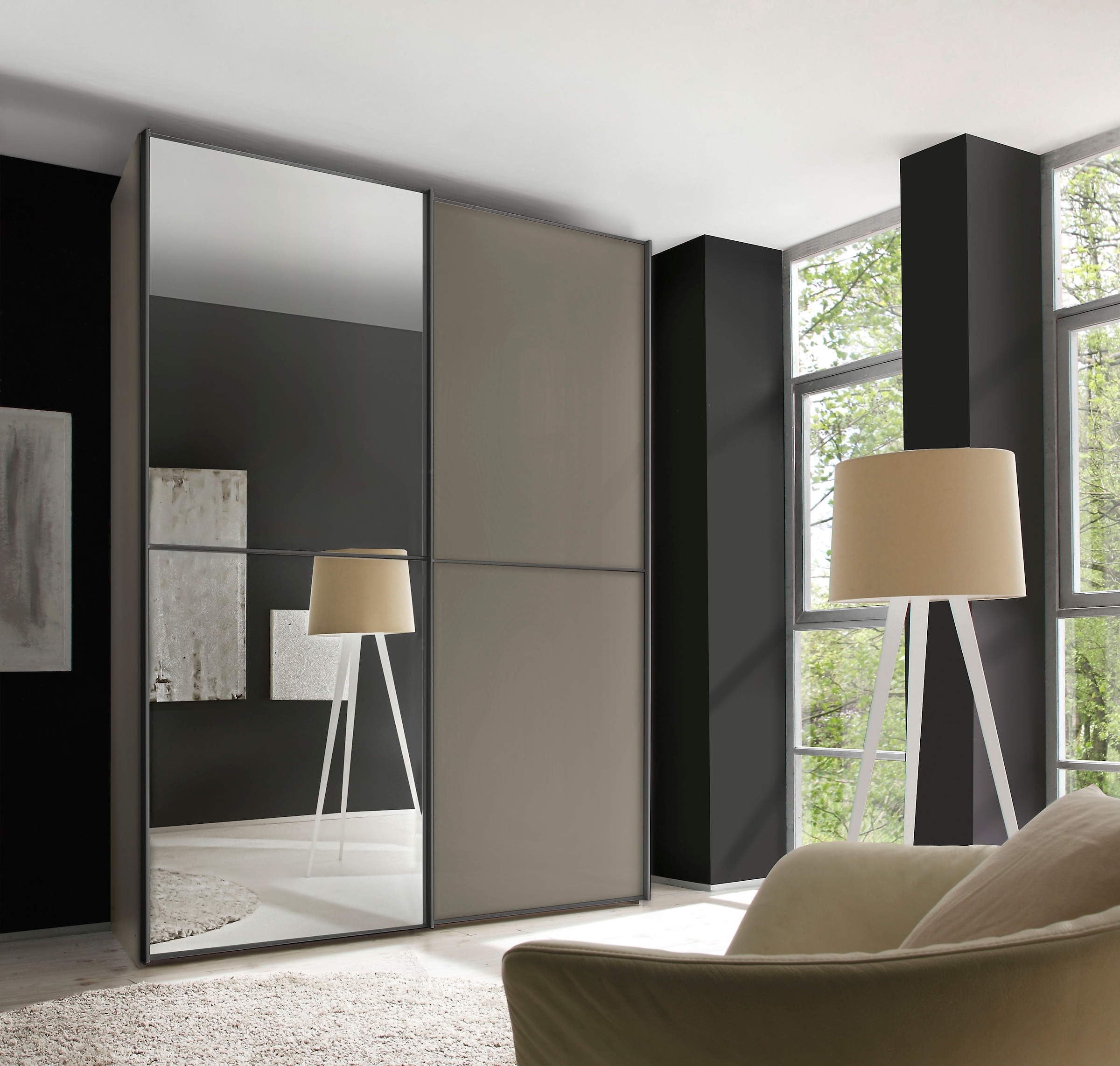 STAUD Schwebetürenschrank »Sinfonie Plus, edles Design in hochwertiger Qualität, Made in Germany« Mit vier verschiedenen Ausstattungsvarianten