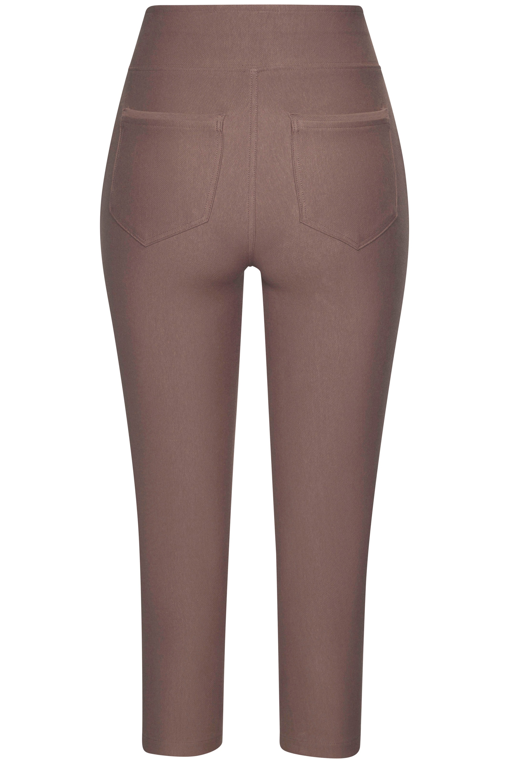 H.I.S Women's Capri Pants Taupe Size 36/38 3
